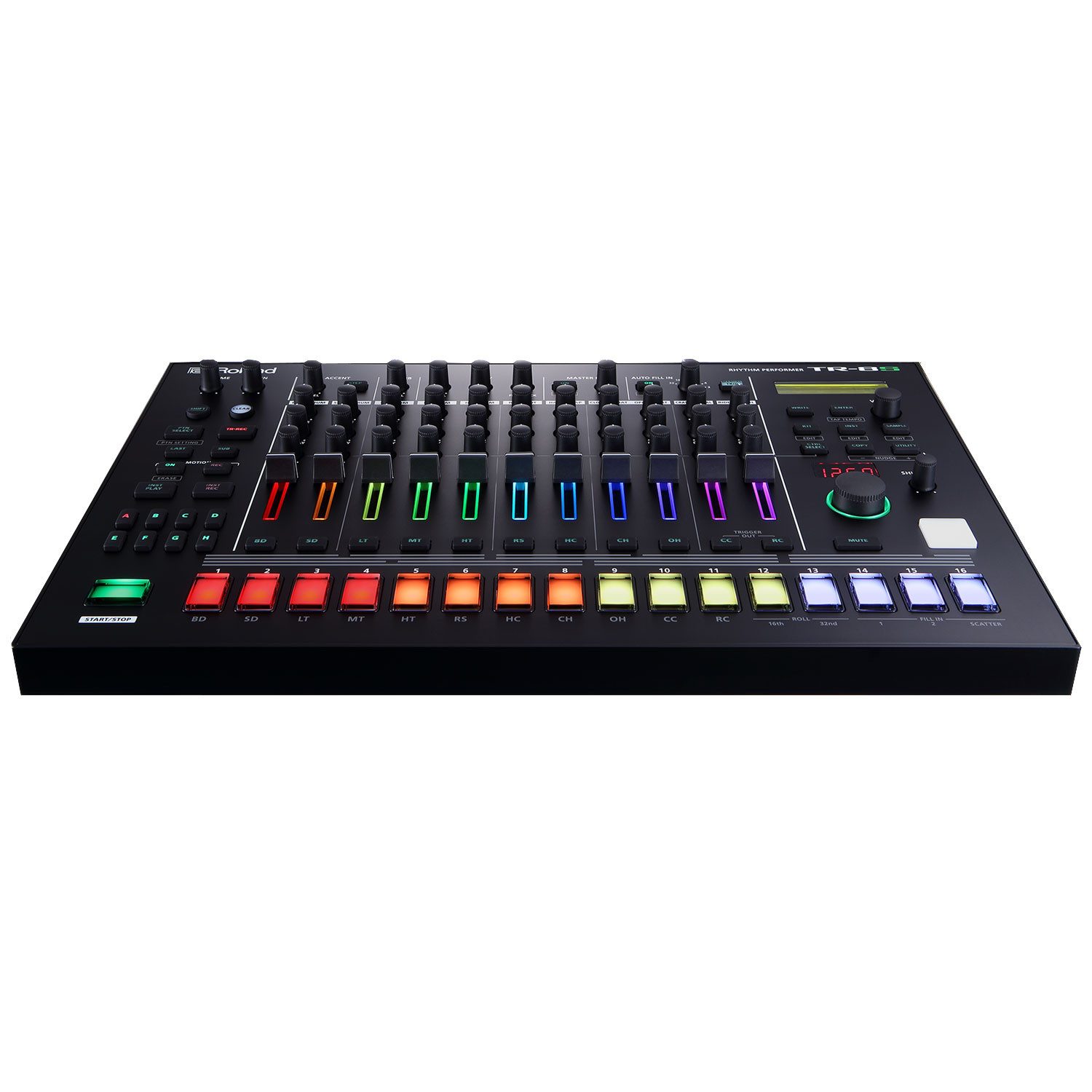 Roland Audio DJ Controller Roland Drum-Machine TR-8S Drum-Computer mit Speicherkarte, (Drum-Computer), Vorteils-Set mit Speicherkarte