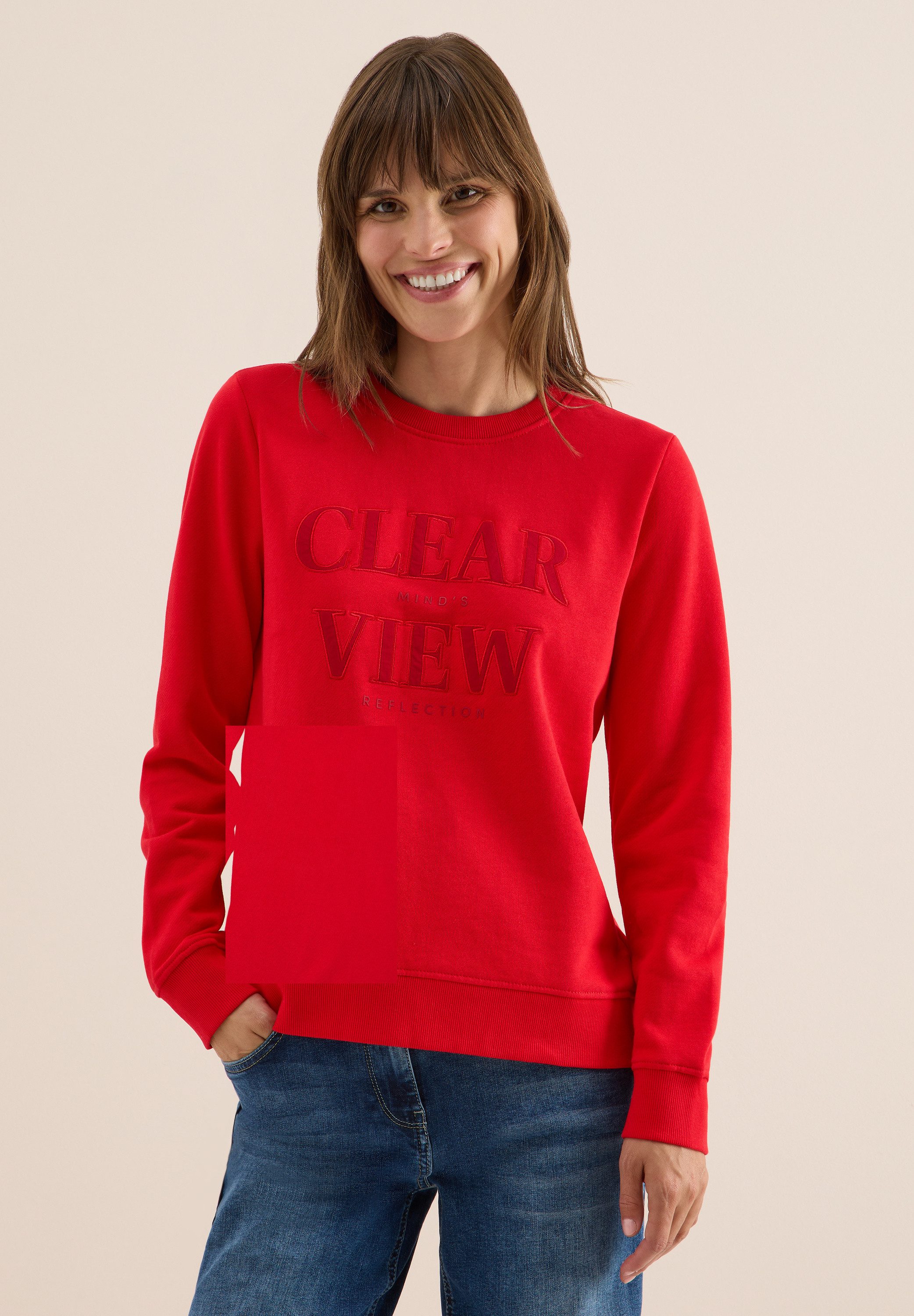 CECIL Sweatshirt aus reiner Baumwolle günstig online kaufen