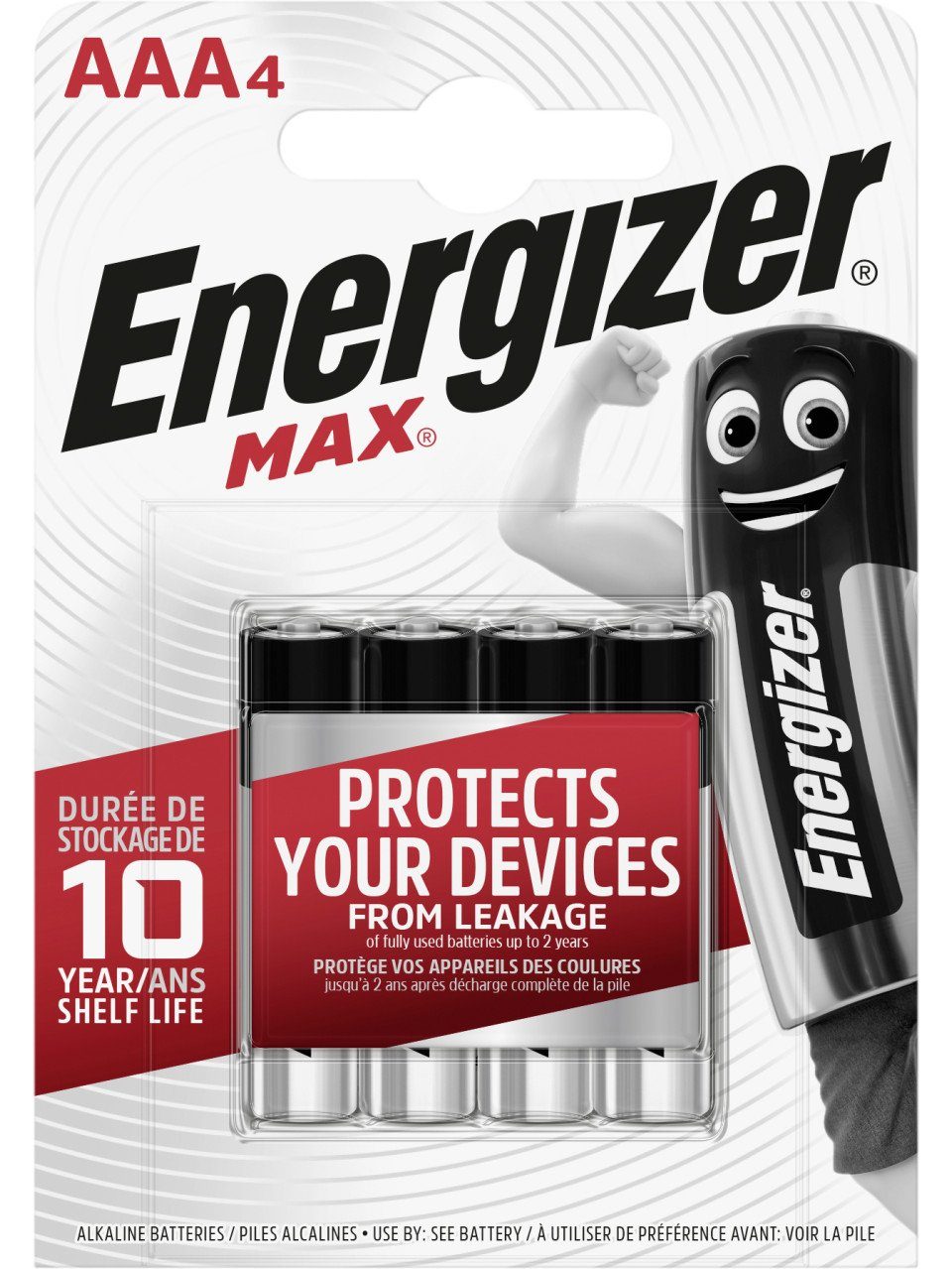 Energizer Max Alkaline Batterie Micro AAA 1,5 V, Batterie