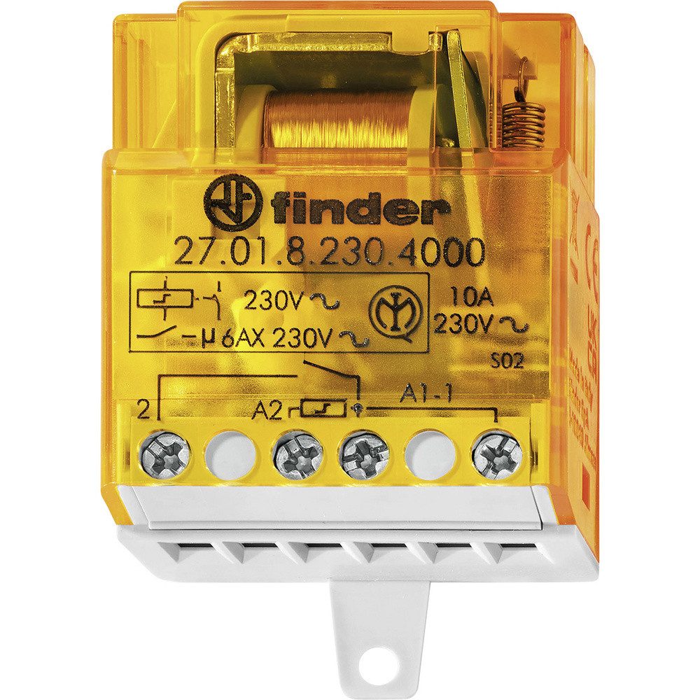 finder Stromstoßschalter Stromstoß-Schalter Unterputz Finder 27.01.8.230.4000 1 Schließer 230 V, (27.01.8.230.4000)