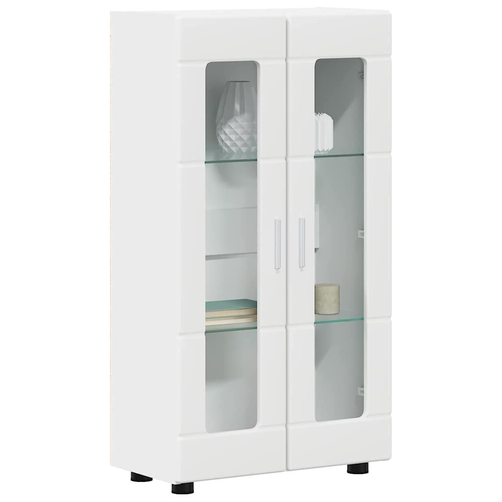 vidaXL Wohnzimmer-Set Sideboard FLORIN 55,5 x 29 x 100 cm Weiß Holzwerkstoff, (1-St)