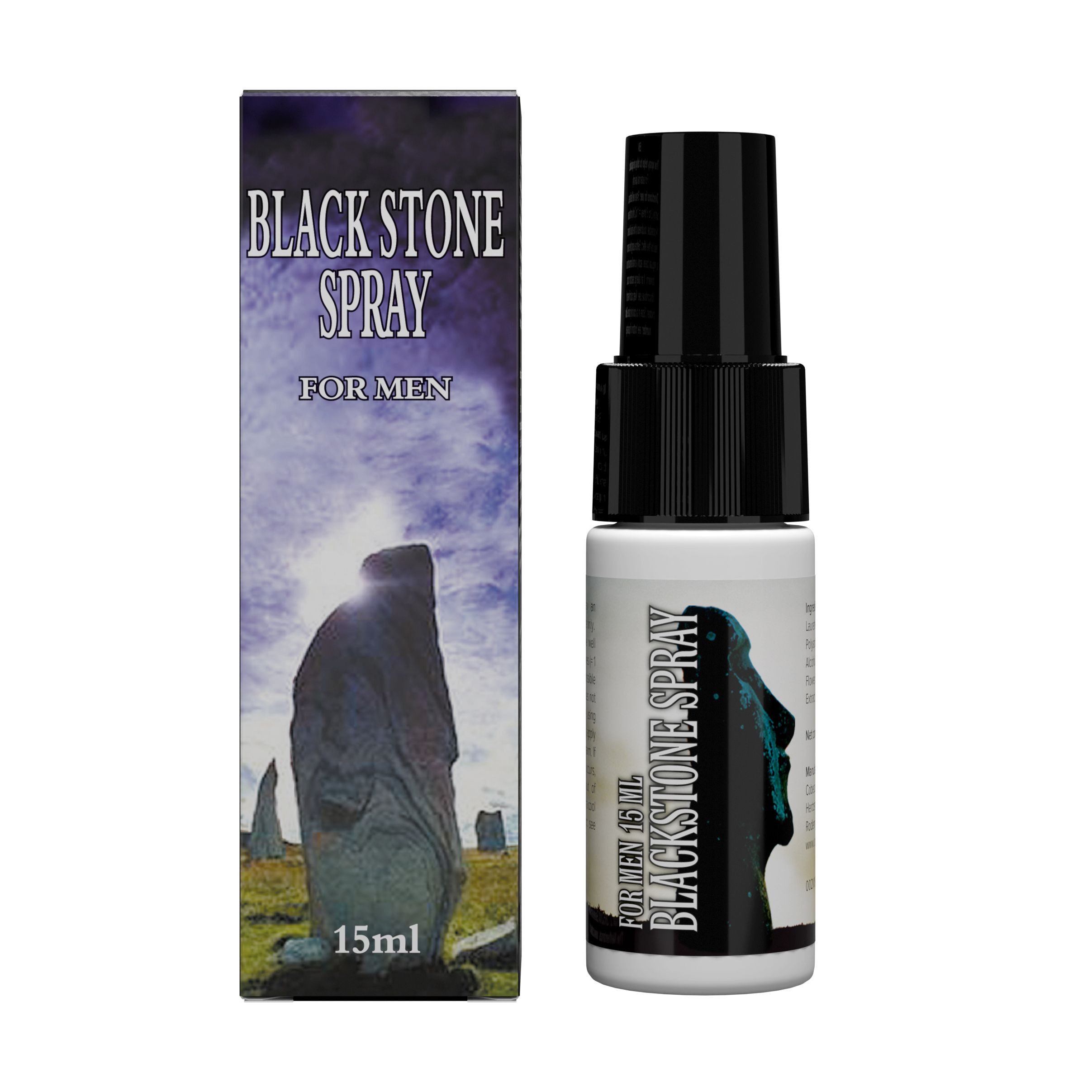 Stimulationsgel Cobeco Pharma Black Stone Delay Spray – 15 ml