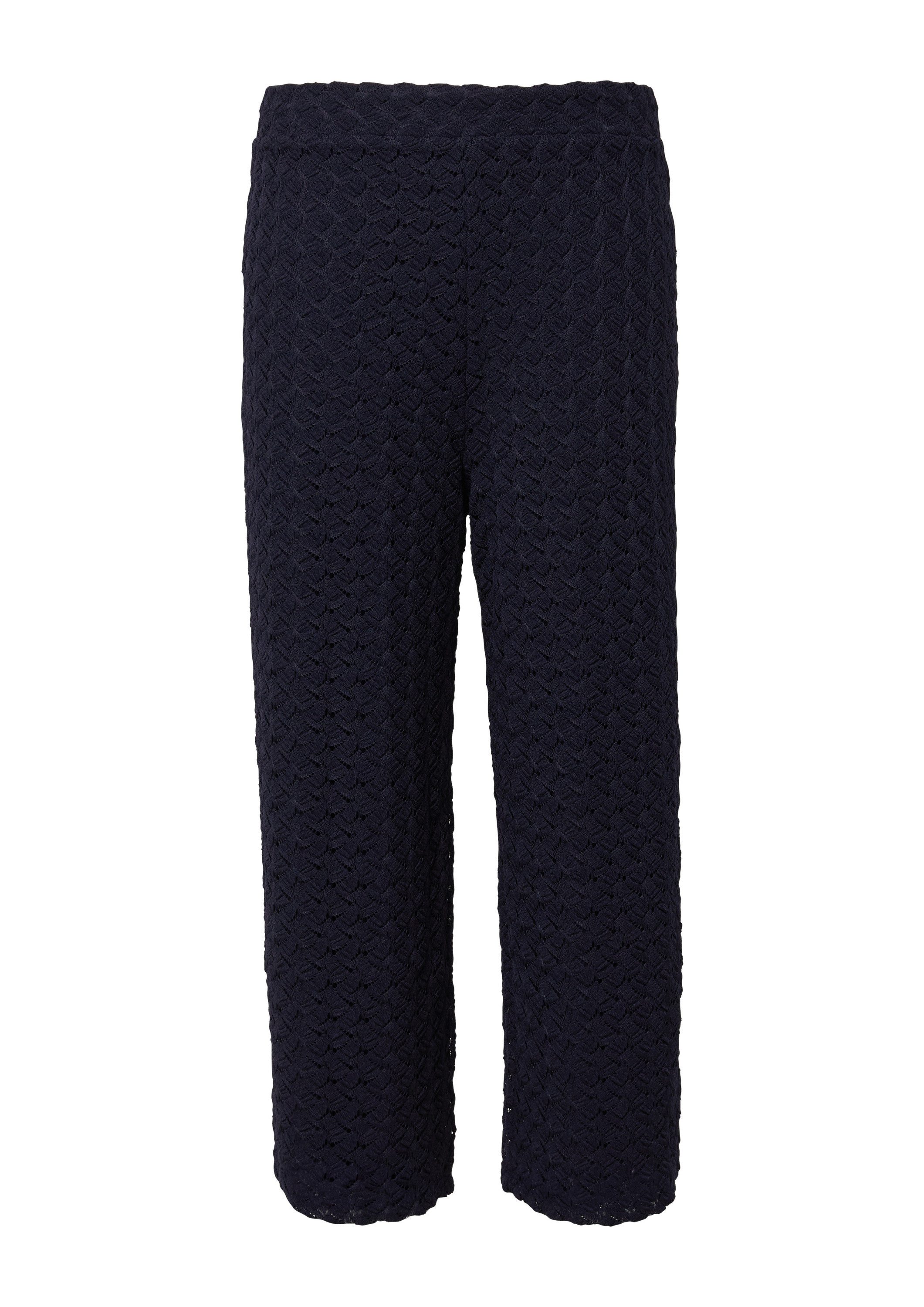 s.Oliver Culotte Hose Culotte aus Strickjersey mit Futter und Elastikbund