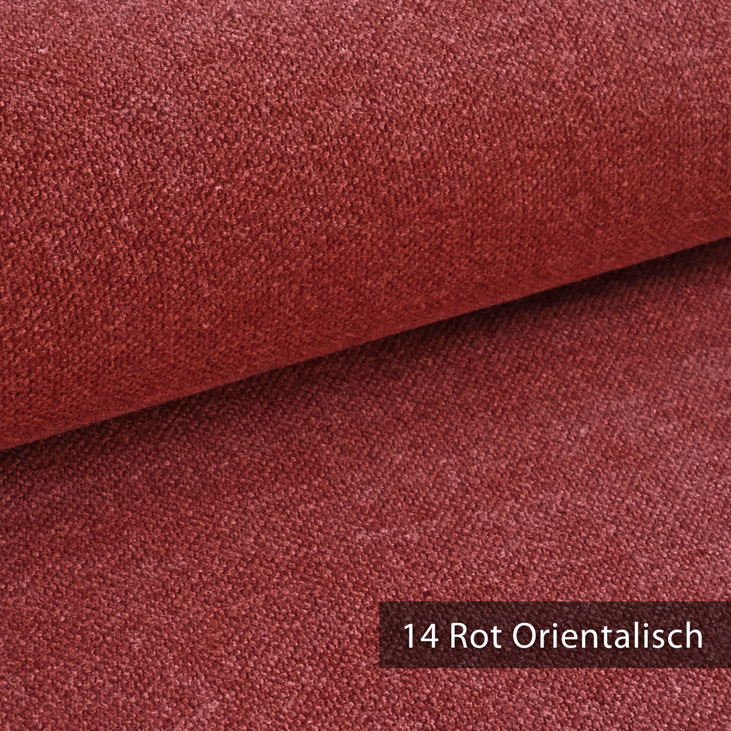 novely® Stoff exquisit REVELLO - Weicher Polsterstoff mit Baumwollanteil, Schwer Entzündbar, Robust, Abriebfest, Meterware, 1lfm