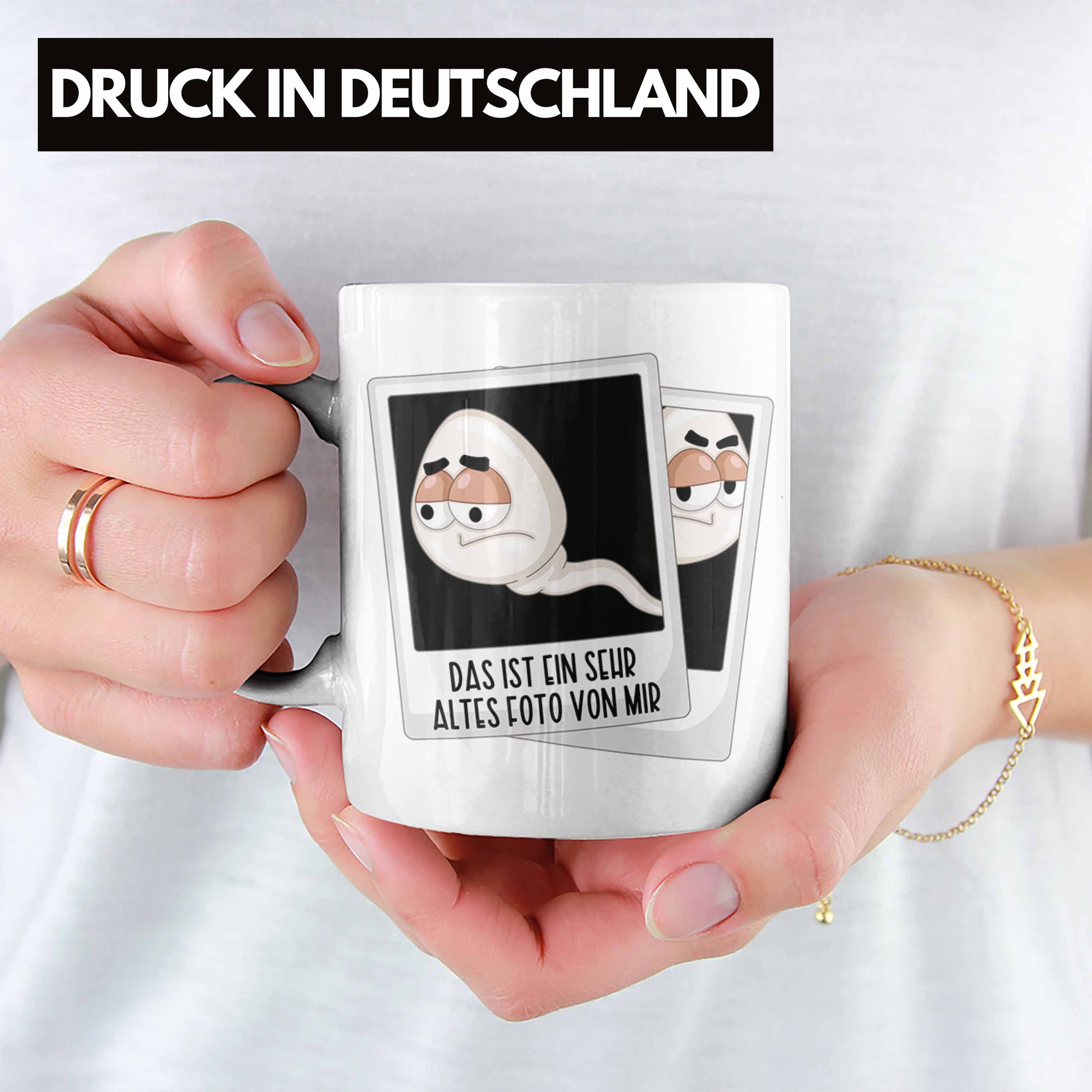 Weiss Funny Trendation Fun - Trendation Herren Spruch Spermium Männer Geschenk Witzig Tasse Coole Sprüche Lustig Tasse Männer