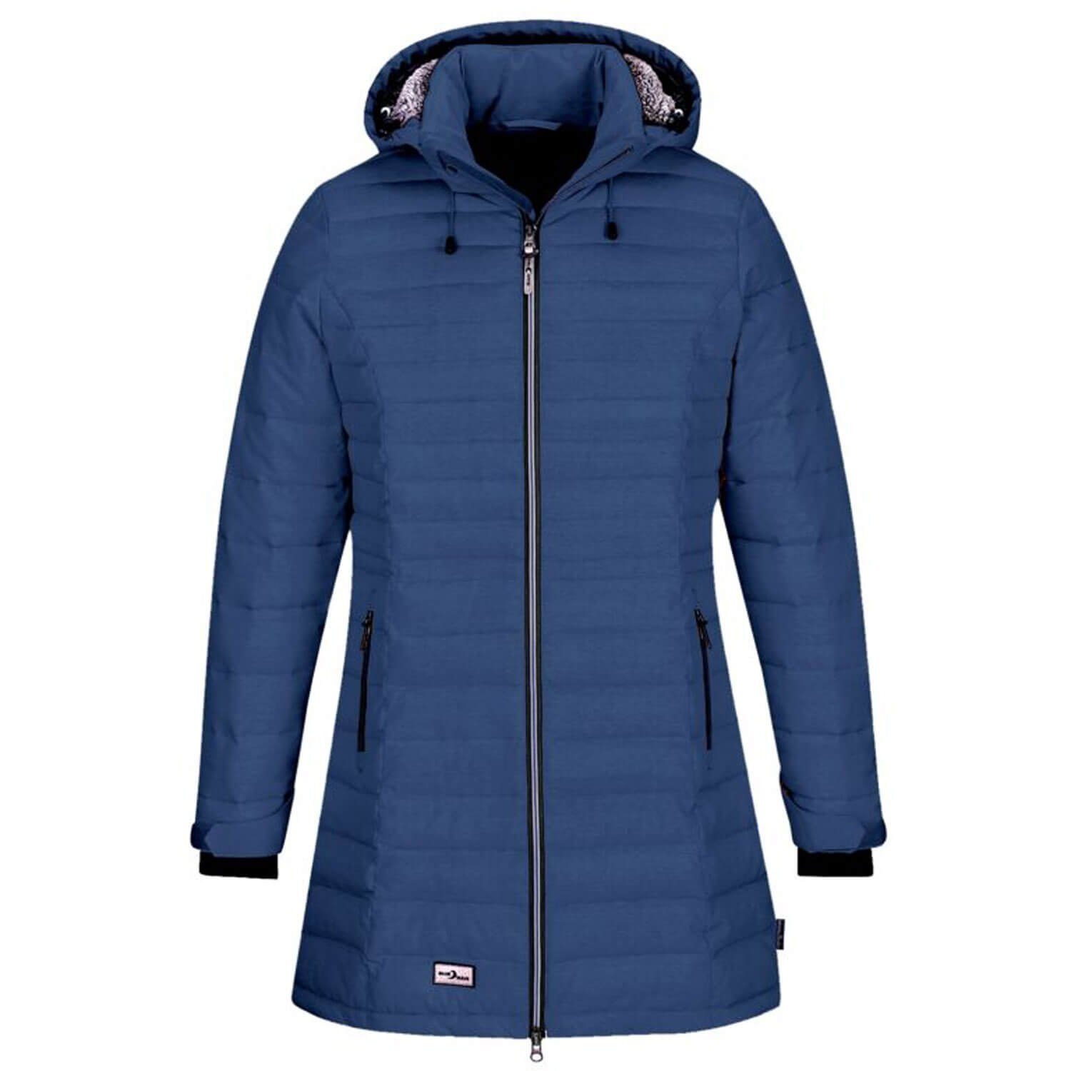 Blue Wave Steppmantel Damen Mantel gesteppt Ilona - Steppjacke mit abnehmbarer Kapuze