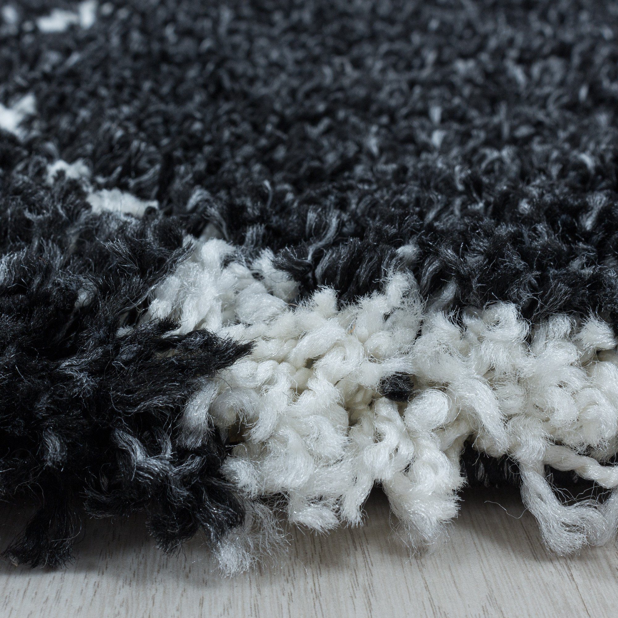 Stilvoll Günstig Hochflor-Teppich Teppich für den Flur oder Küche Skandinavisches Design, Läufer, Höhe: 30 mm