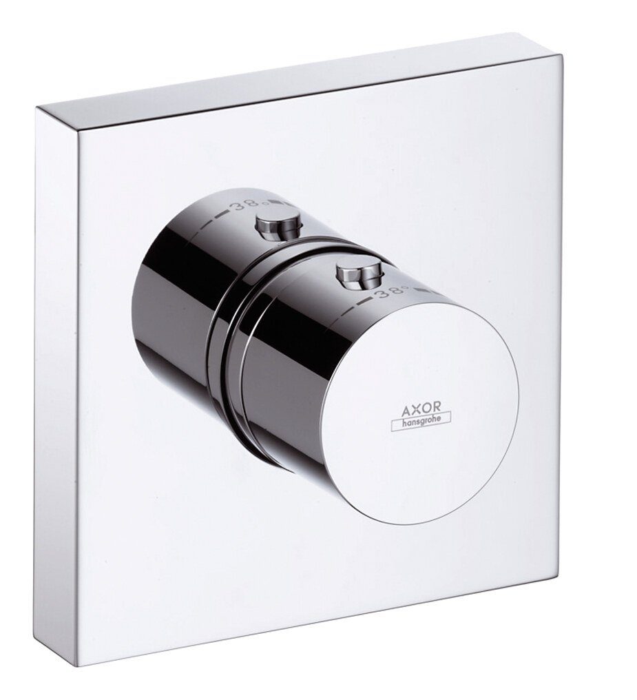 hansgrohe Unterputzarmatur Axor Starck Thermostatmodul Unterputz eckig - Chrom
