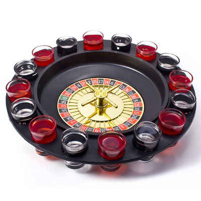 Goods+Gadgets Spiel, Roulette Trinkspiel »Saufspiel Partyspiel«, Casino Spiel für trinkfreudige