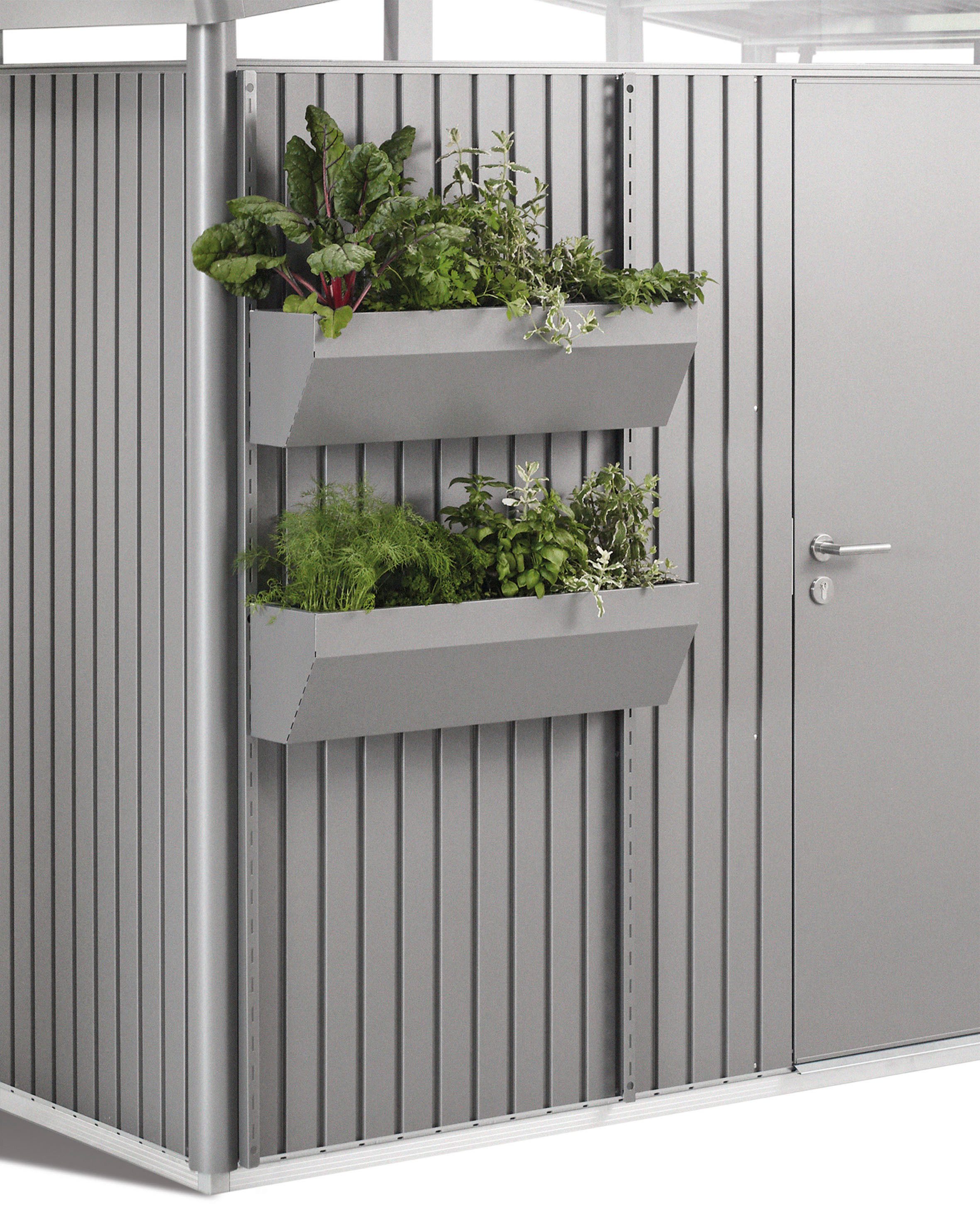 Biohort Blumenkasten FLORABOARD für Gerätehaus Neo, verschiedene Farben, 82x25x188 cm