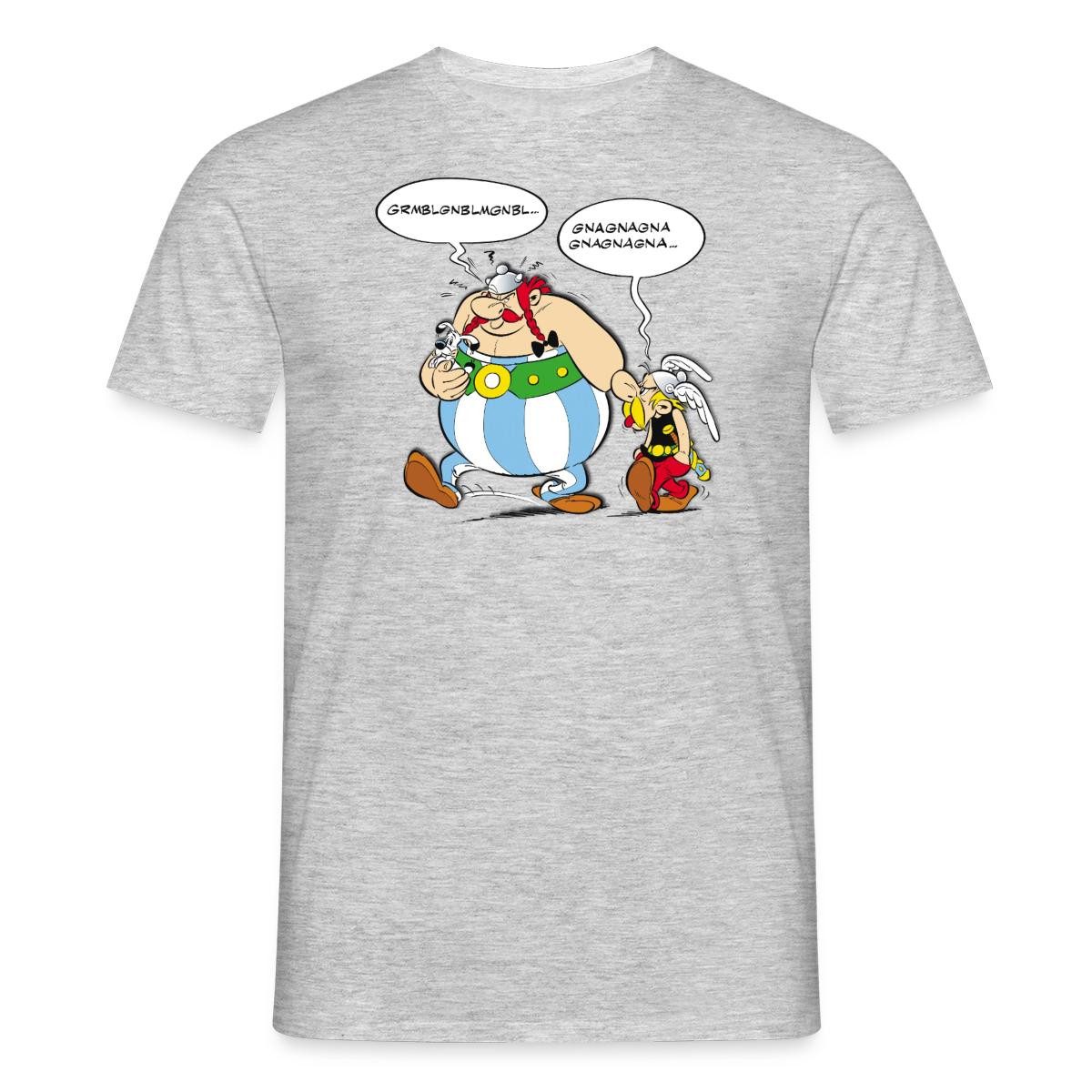 T-Shirt Asterix & Obelix Schmollend Streit Beleidigt Männer T-Shirt