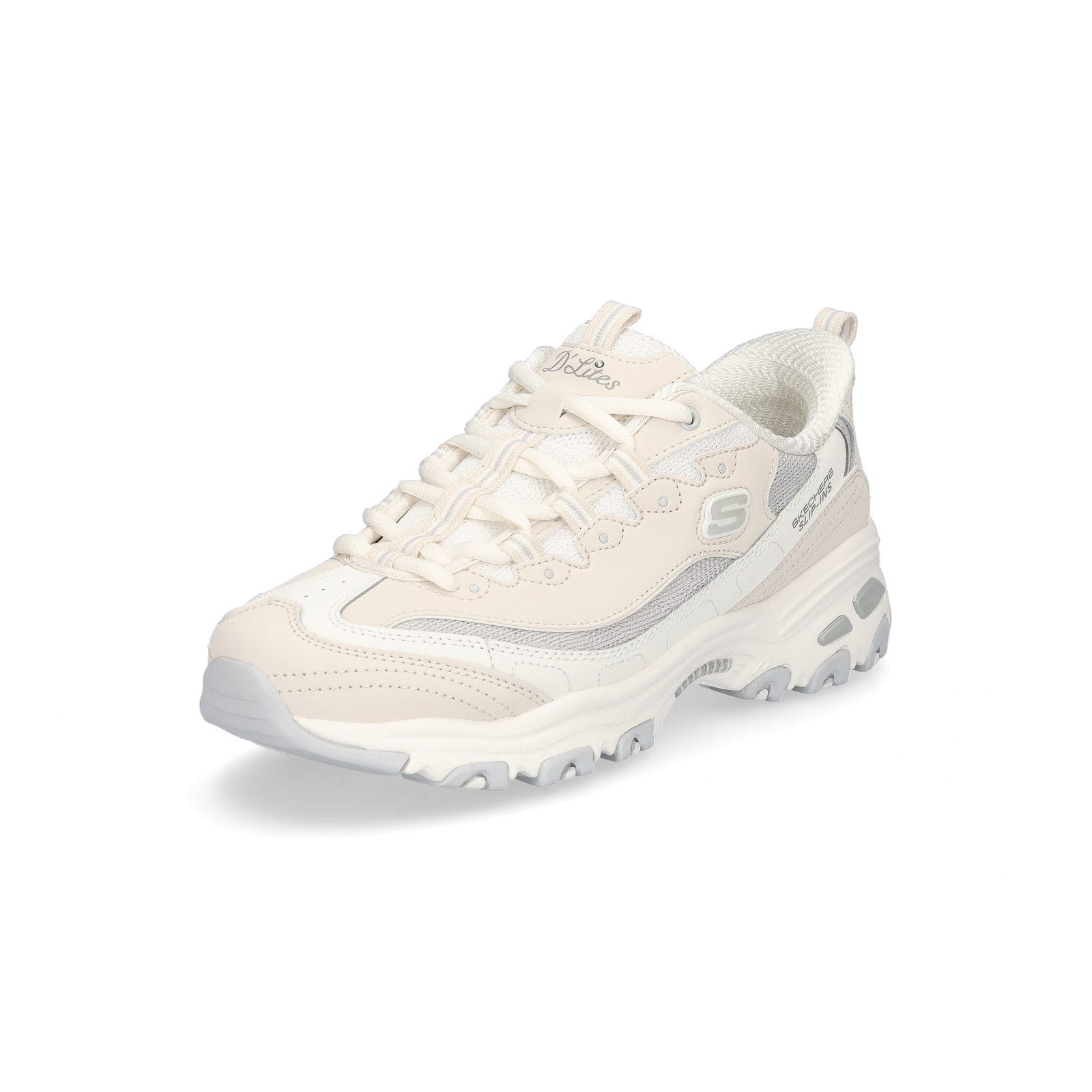 Skechers Damen Sneaker D'Lites Smooth Nostalgia beige Sneaker