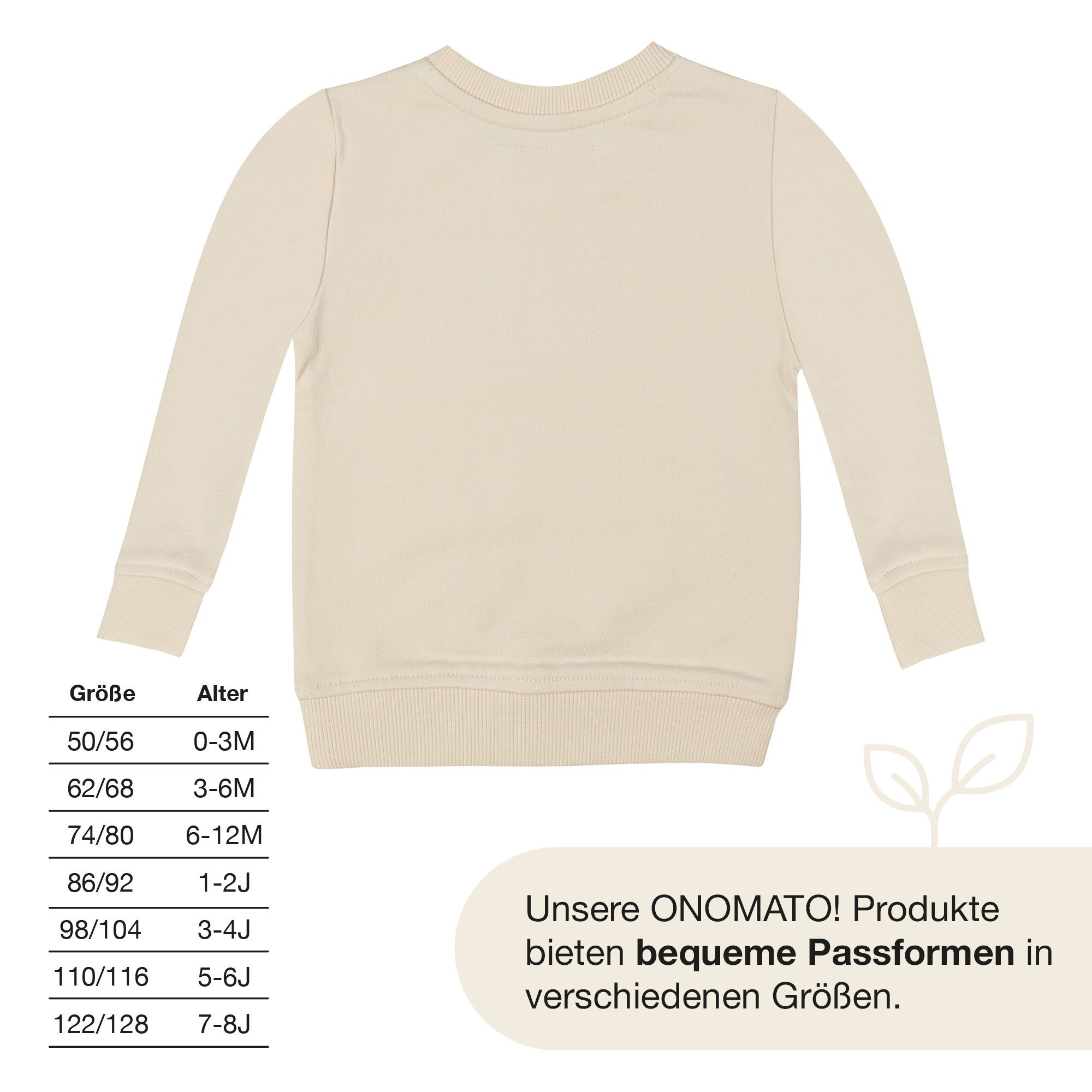 ONOMATO! Sweatshirt Peanuts Snoopy Jungen Mädchen Sweatshirt Cradle to Cradle