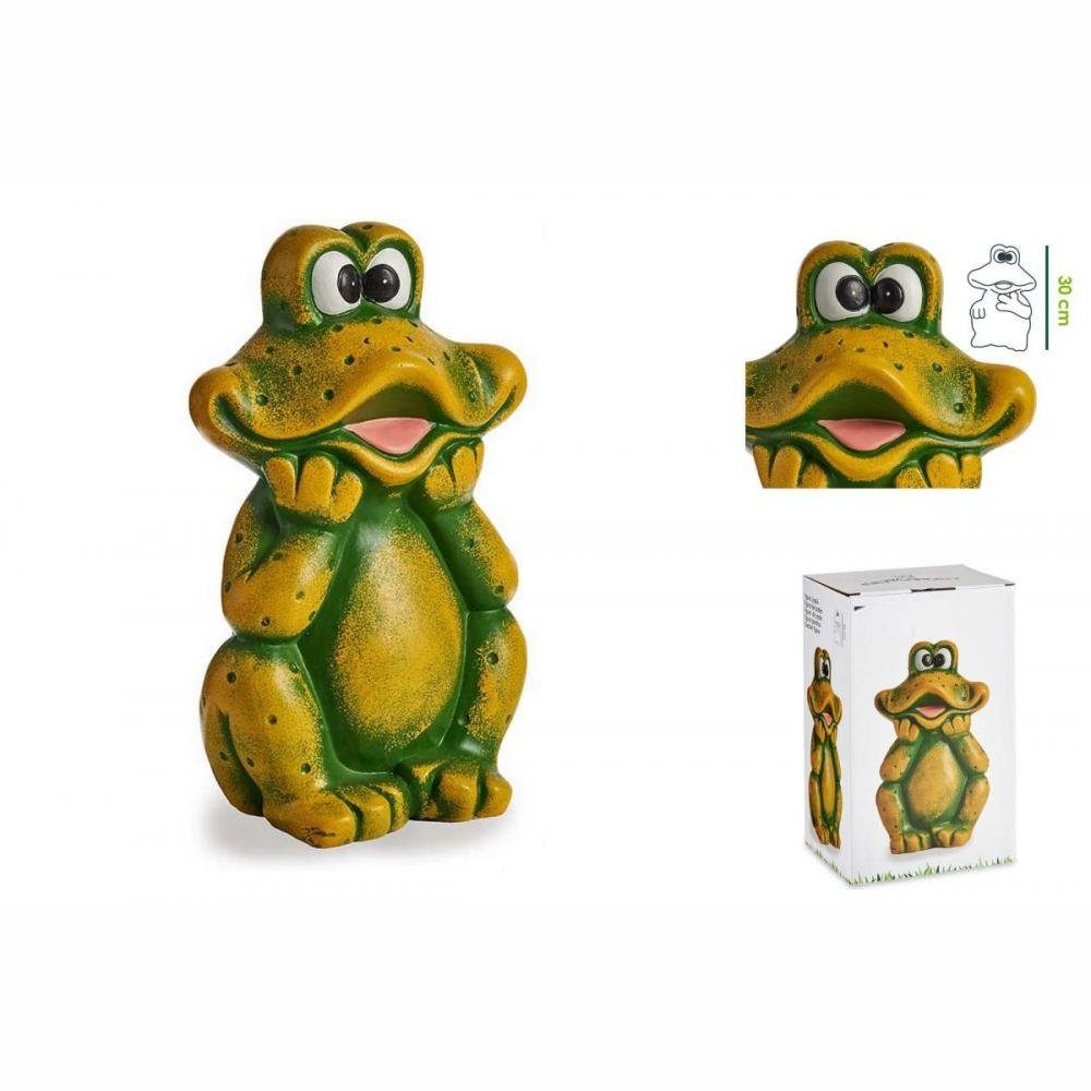 Ibergarden Dekofigur Dekorative Figur für den Garten Frosch aus Keramik