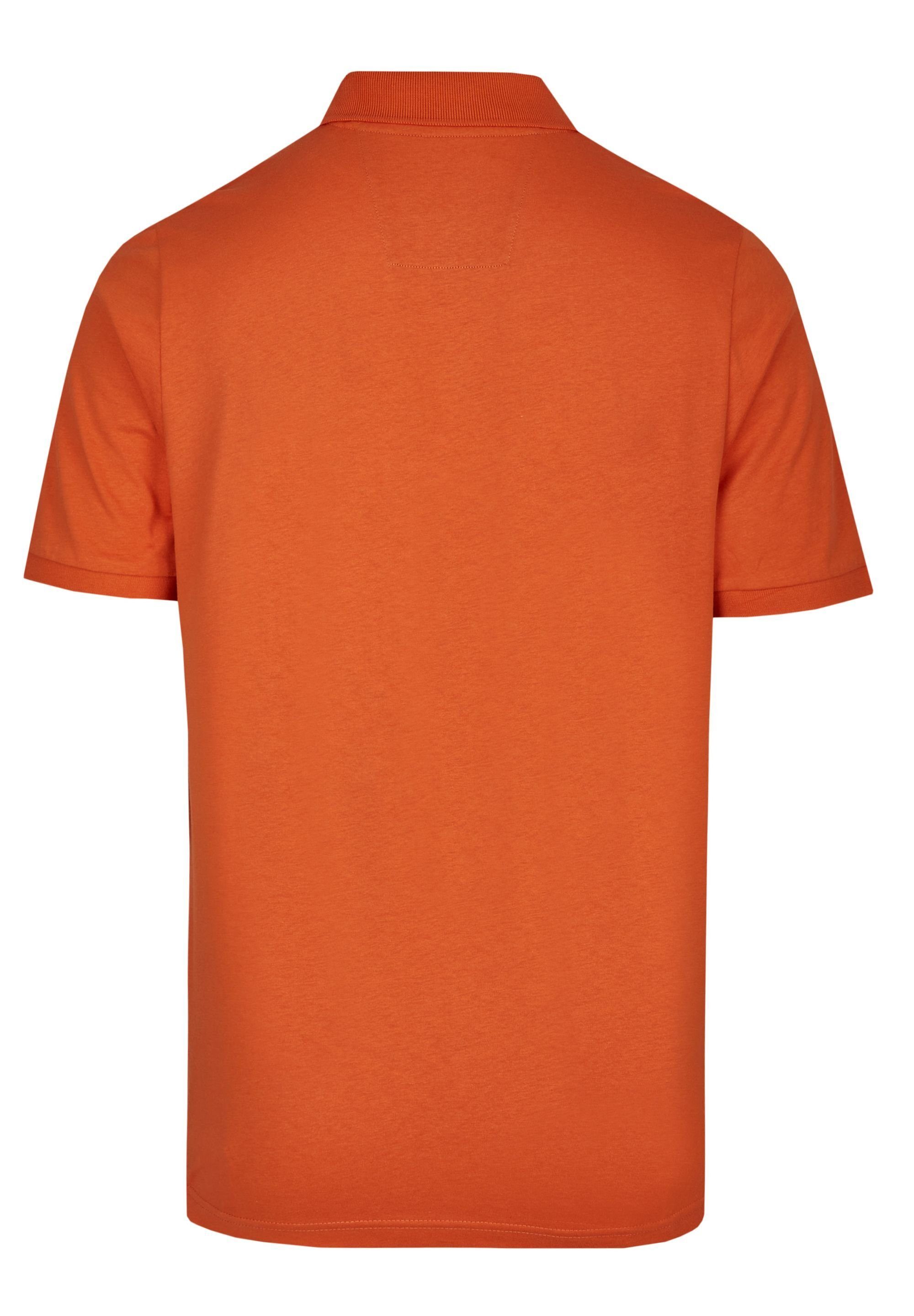 orange im unifarbenem Design PARIS HECHTER Poloshirt
