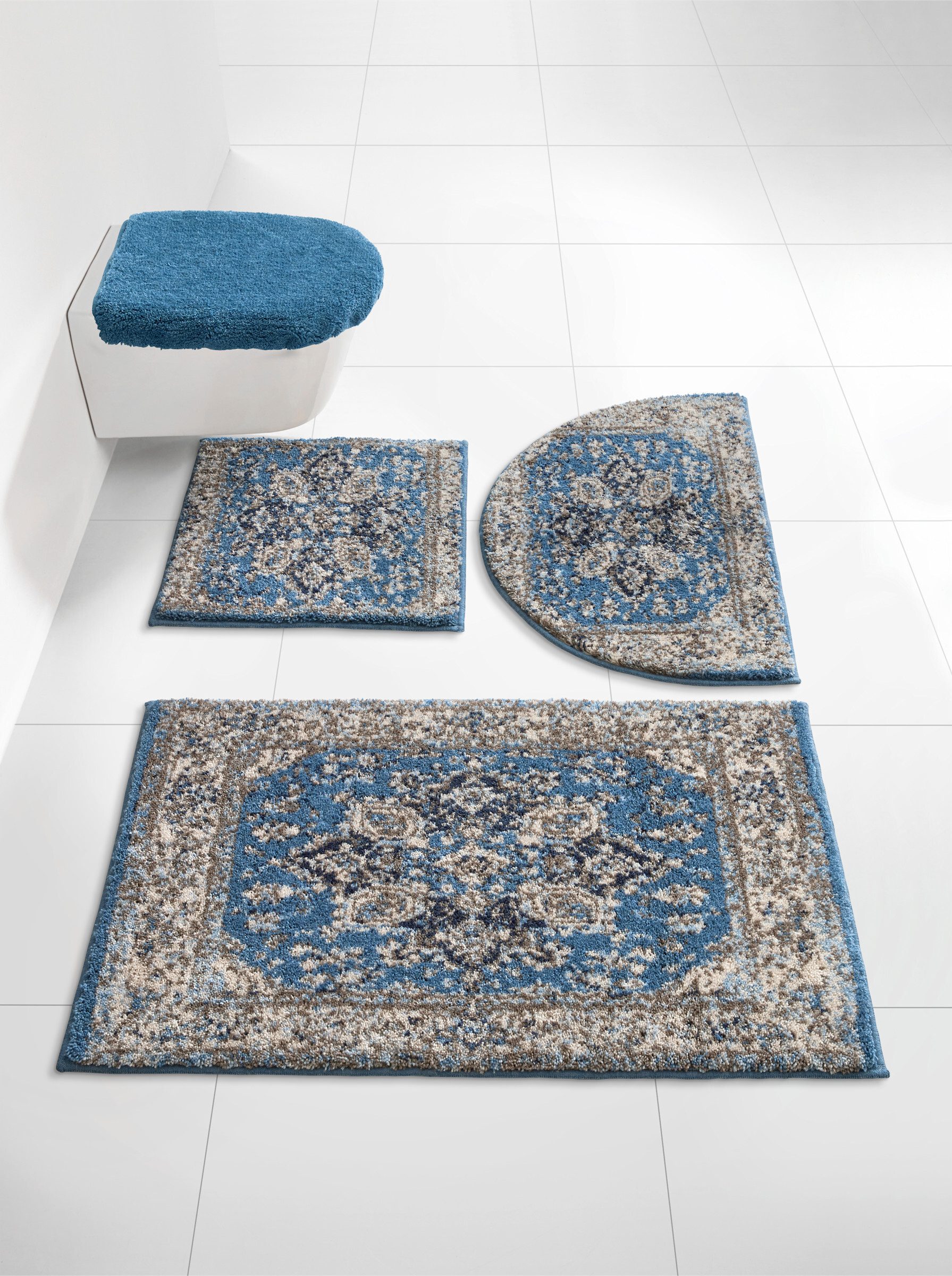 heine Badematte Badematte, Höhe 20 mm, Polyacryl, 47x50 cm - Deckelbezug