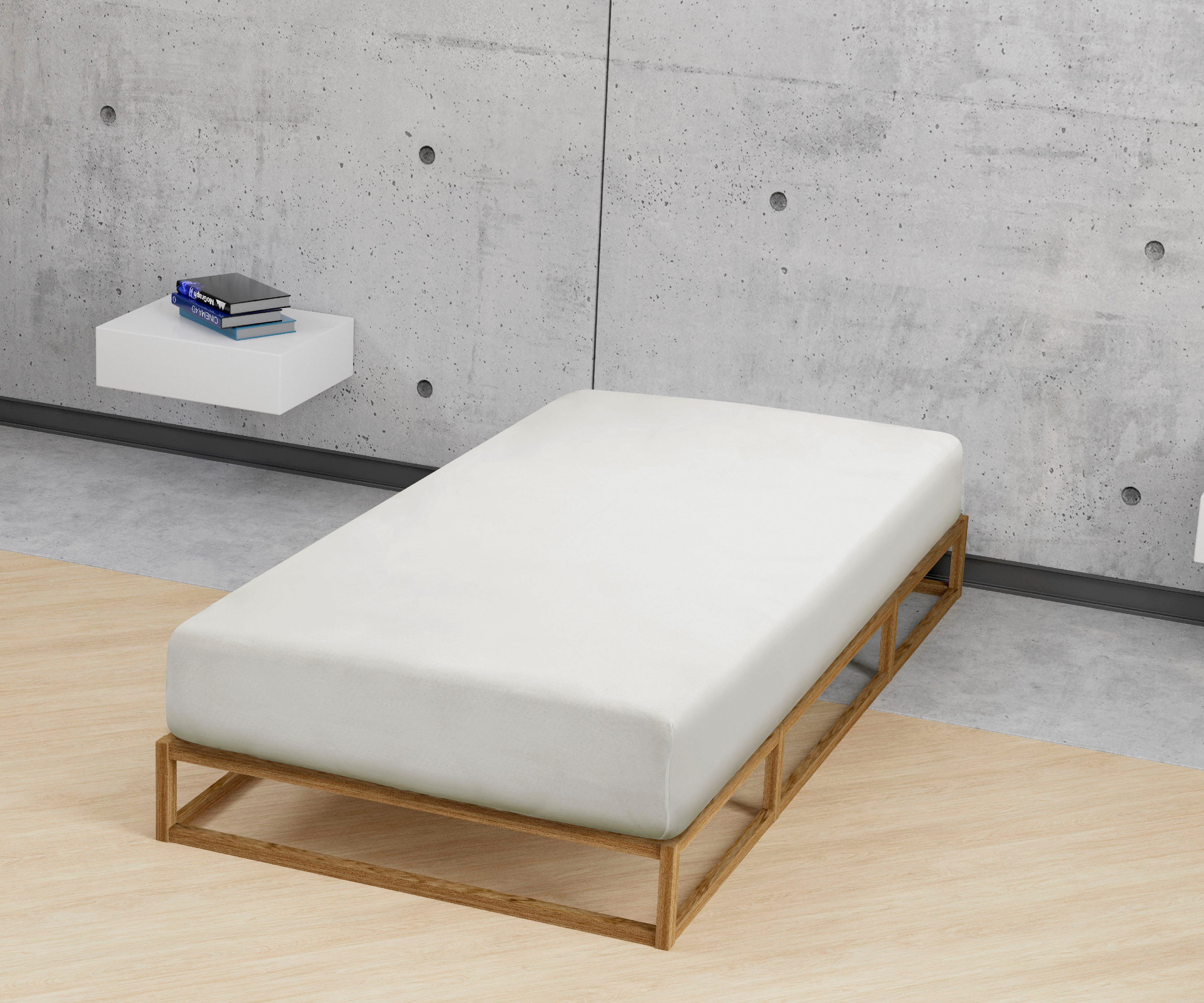 Biberna Spannbettlaken Marc, Jersey, Gummizug: rundum, (1 Stück), aus Baumw günstig online kaufen