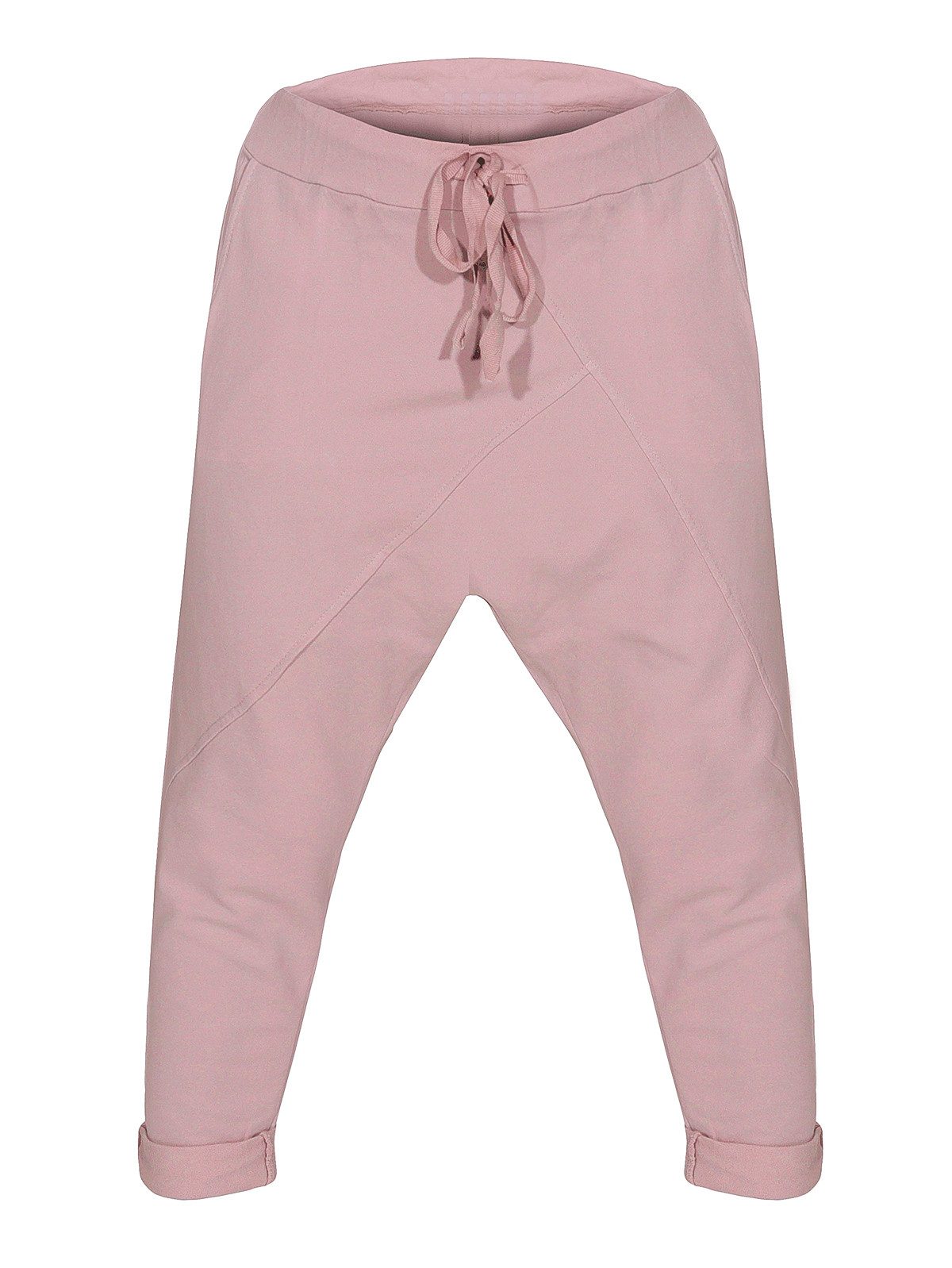 CLEO STYLE Jogginghose Damen Jogginghose 104 Rosa Elastikbund mit Tunnelzug günstig online kaufen