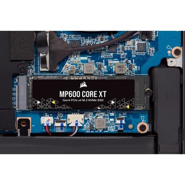 Corsair MP600 CORE XT 1TB SSD interne Gaming-SSD (1TB) 5000 MB/S Lesegeschwindigkeit, 3500 MB/S Schreibgeschwindigkeit
