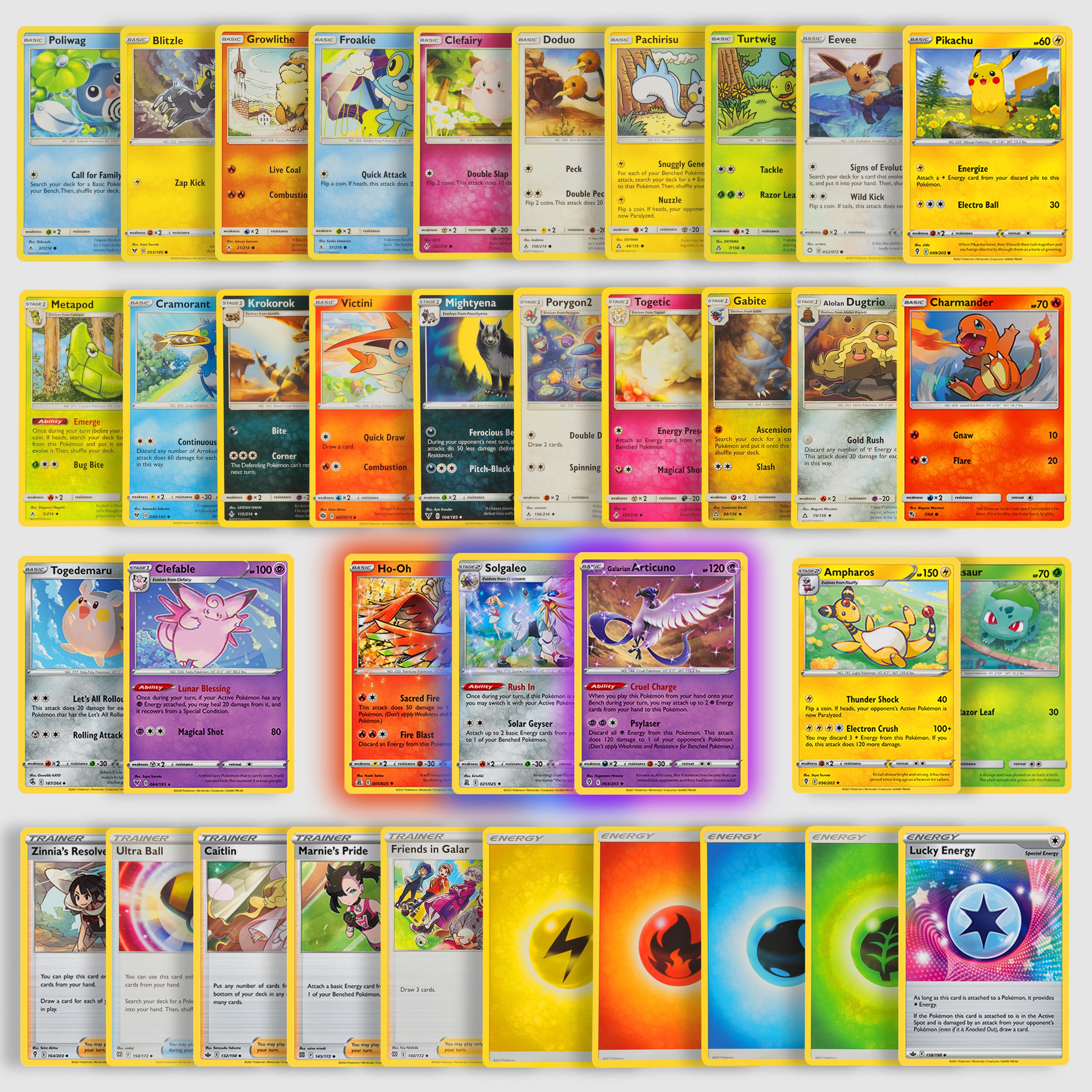 Odisey Sammelkarte 50 Englische Original Pokemon Karten und 3 oder 5 Holo garantiert