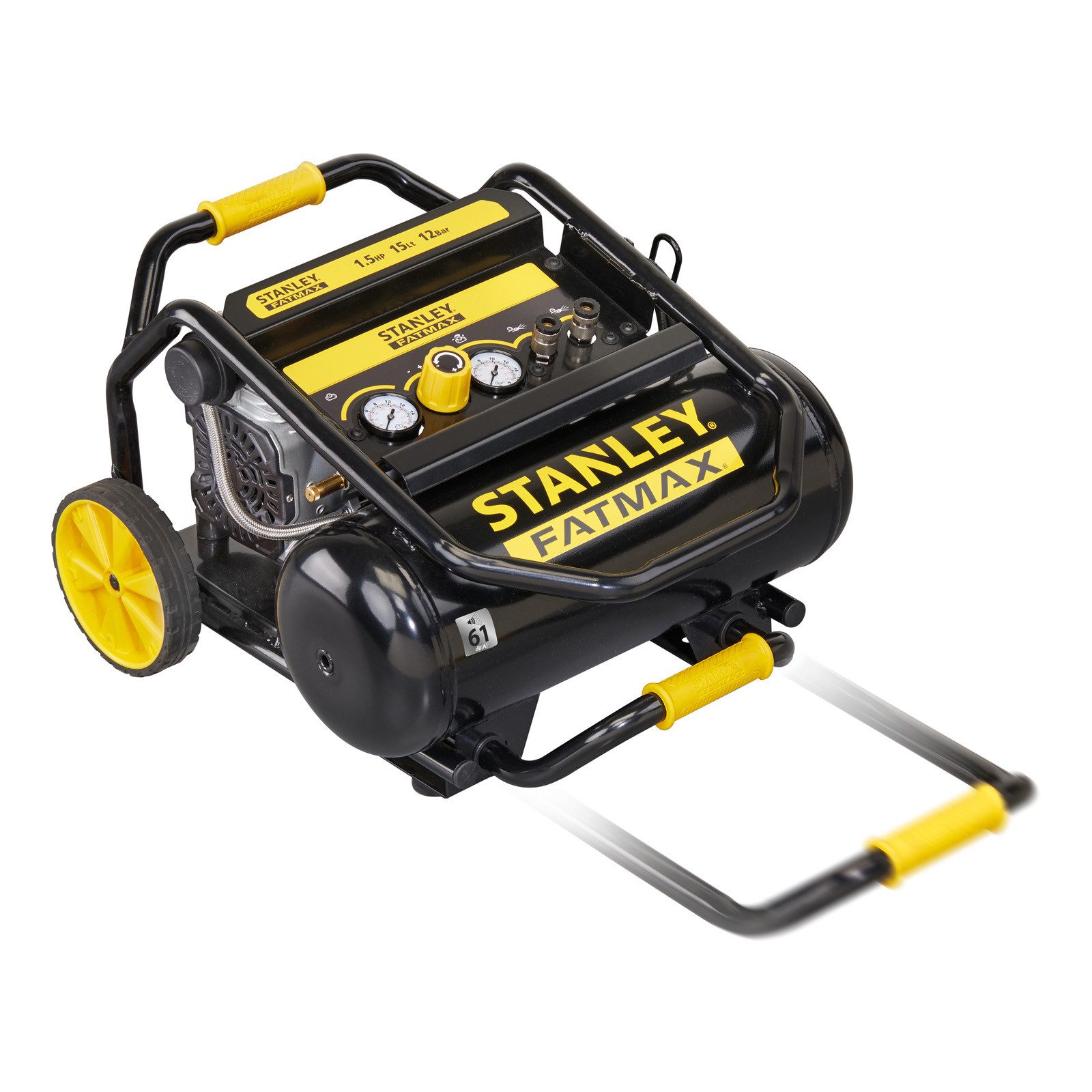 STANLEY Kompressor FATMAX 15 Liter 12 bar, max. 12 bar, 15 l, Packung