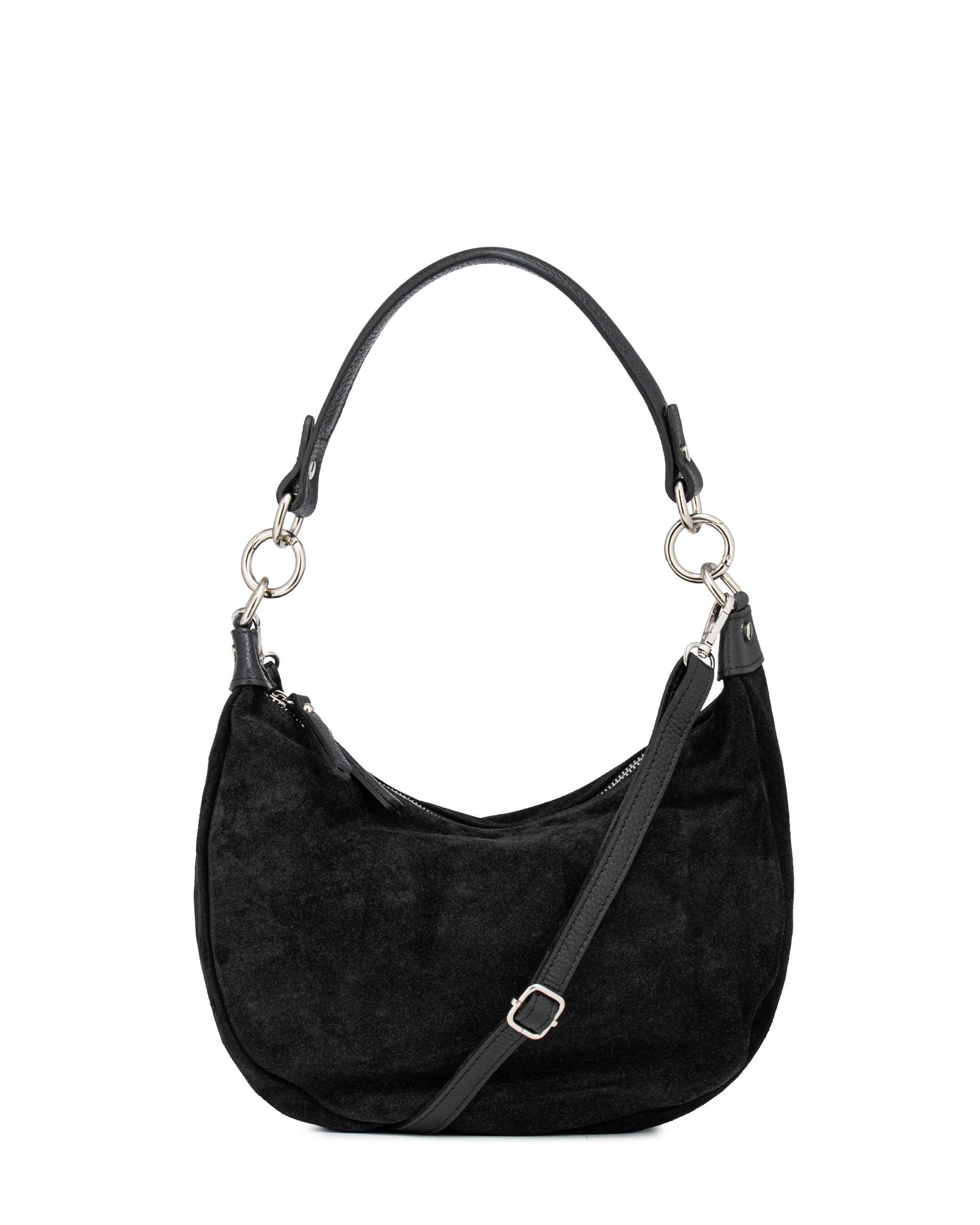 Caspar Schultertasche Leder Hobo Bag edle günstig online kaufen