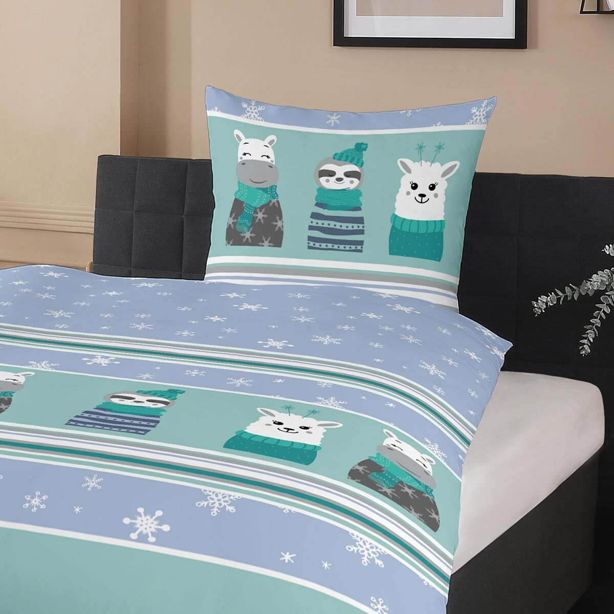 TRAUMSCHLAF Bettwäsche Nisa, Biber, 2 teilig, warme Biber Qualität günstig online kaufen