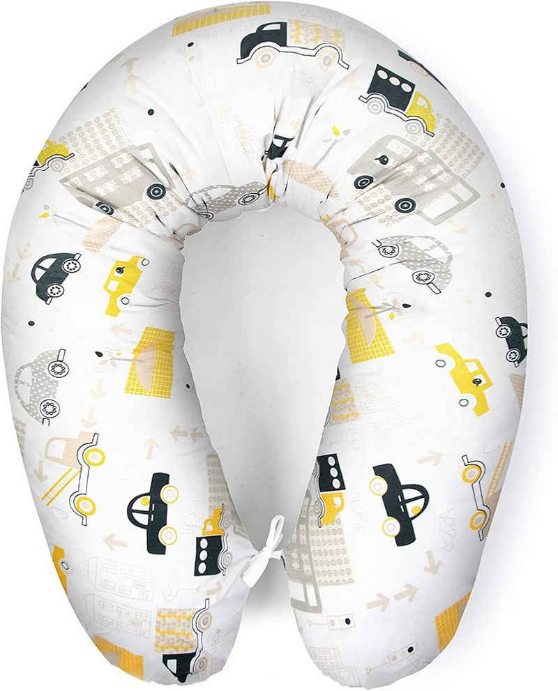 Amilian Stillkissen 170 cm (Made in EU), Seitenschläferkissen, Lagerungskissen, Schwangerschaftskissen zum Schlafen, Stillkissen mit Füllung