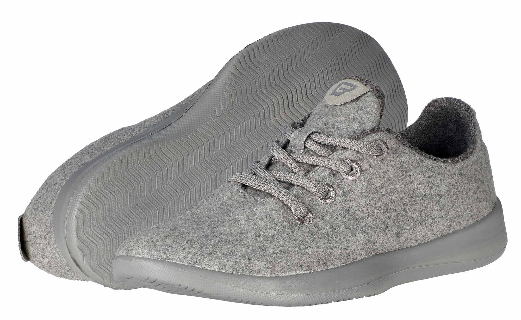 Ballop Tenderness (60% Schafswolle) grau Sneaker