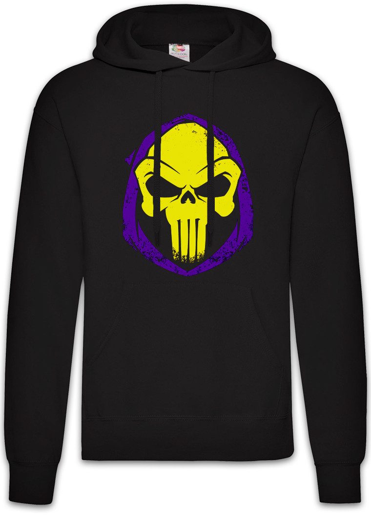 Urban Backwoods Hoodie Punish Eternis Skull Herren Hoodie Vigilante Masters Logo Schädel Logo (1-tlg) Punisher Universe Comic 80s
