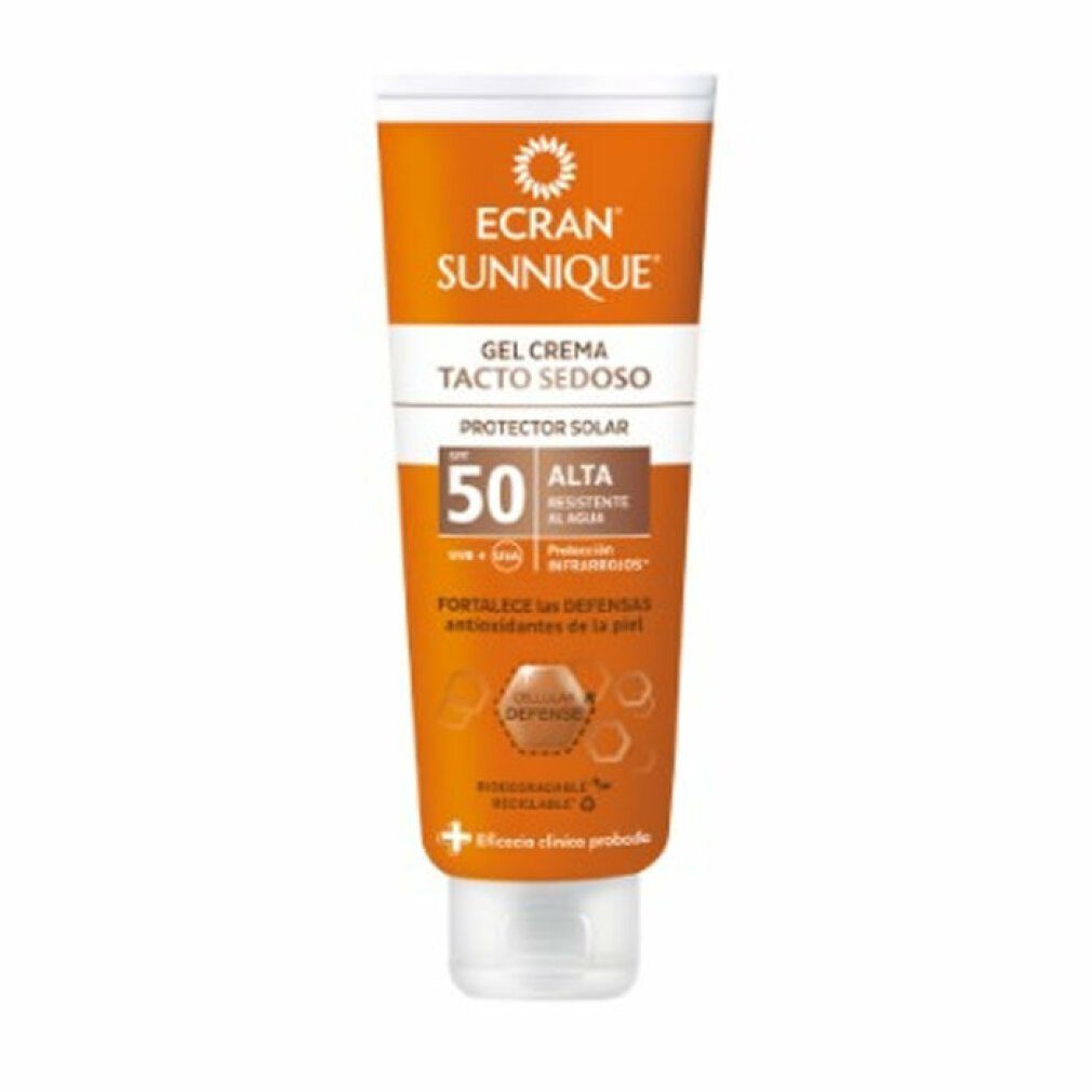 Ecran Sonnenschutzcreme Sunnique Silky Touch Cream Gel Spf50 250ml
