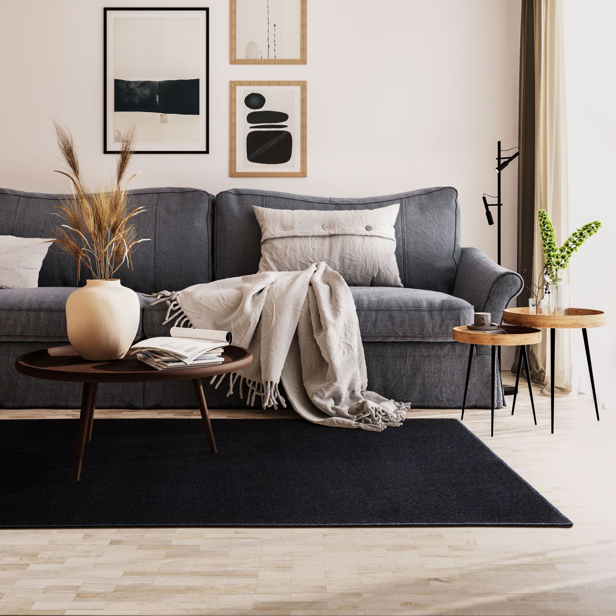 Steffensmeier Teppich Cambridge Young, Rechteckig, Kurzflor Teppich, Wohnzimmer