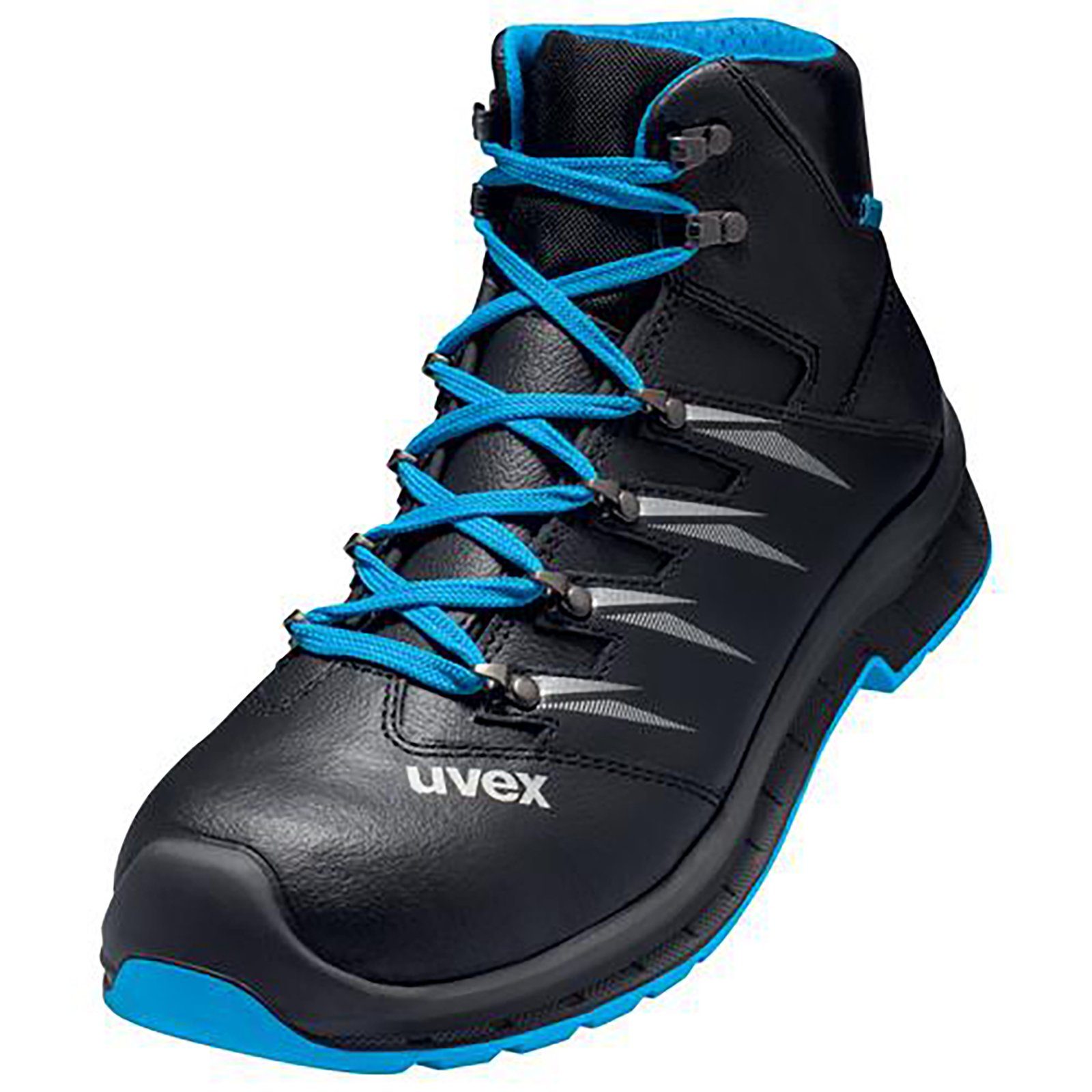S3 schwarz Weite blau, Sicherheitsstiefel Uvex Stiefel trend 11 2