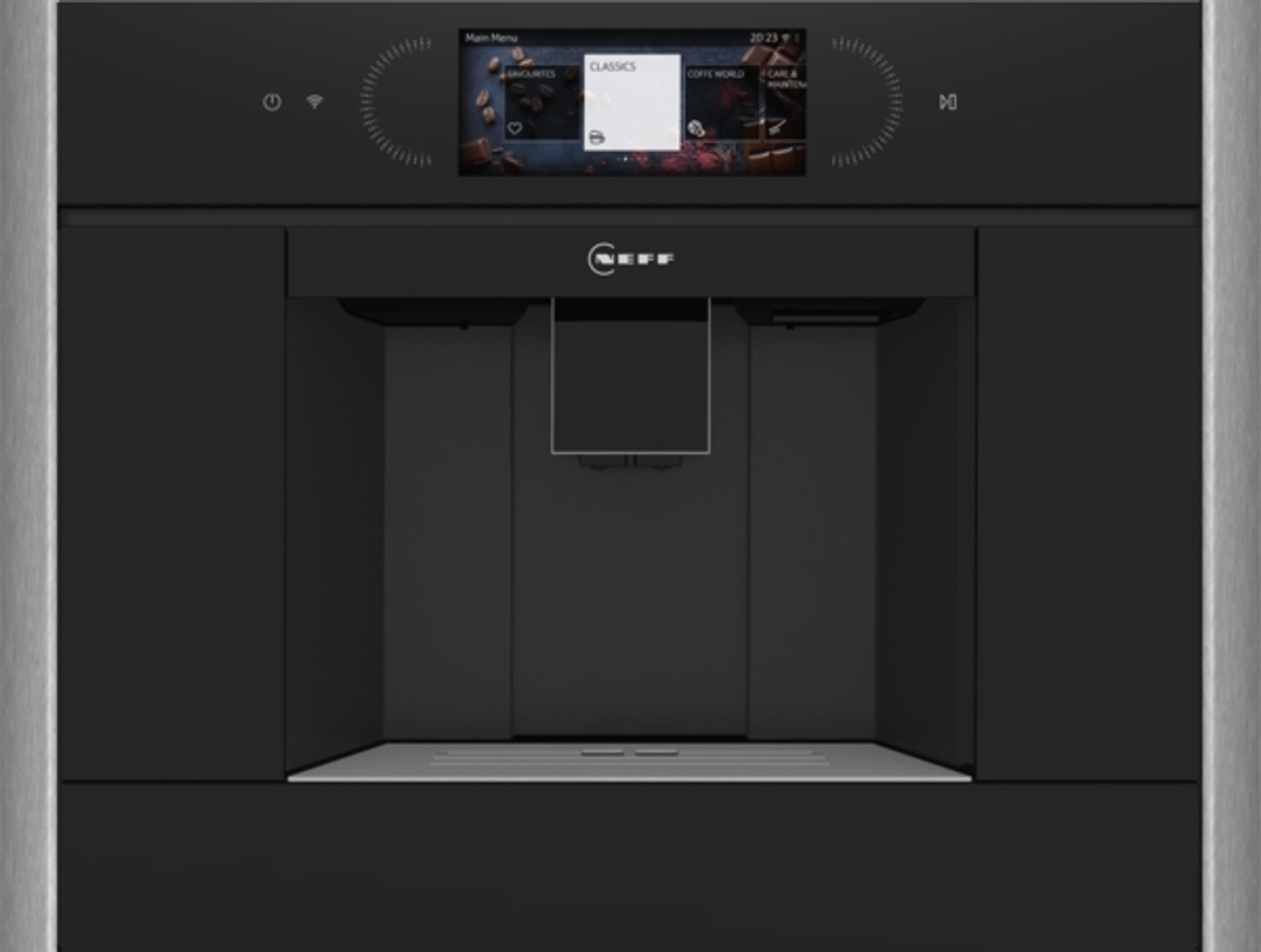 NEFF Einbau-Kaffeevollautomat, Home Connect, Milchsystemreinigung