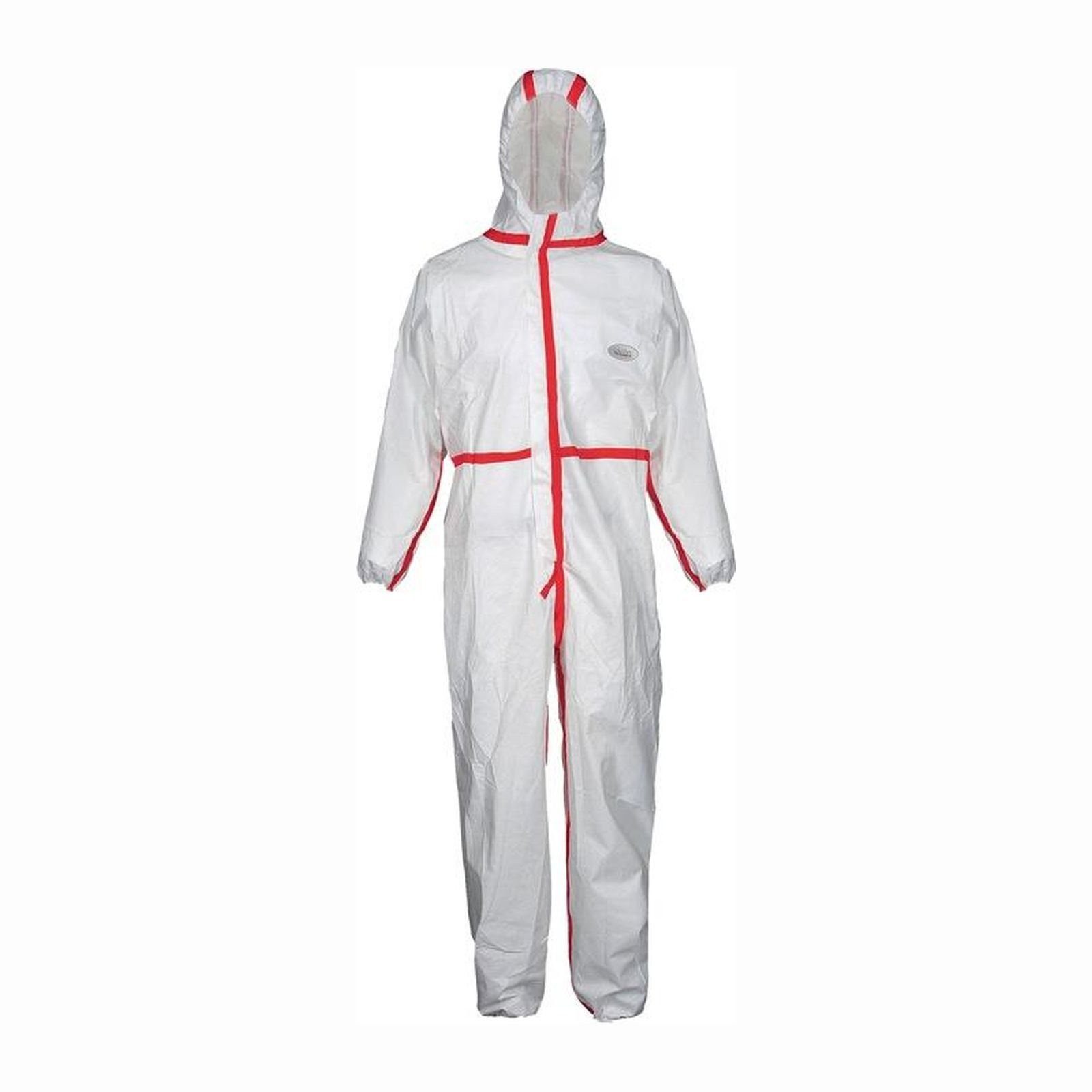 ASATEX Arbeitsoverall ASATEX Schutzoverall CoverStar Plus® weiß / rot Größe L - CS400/L