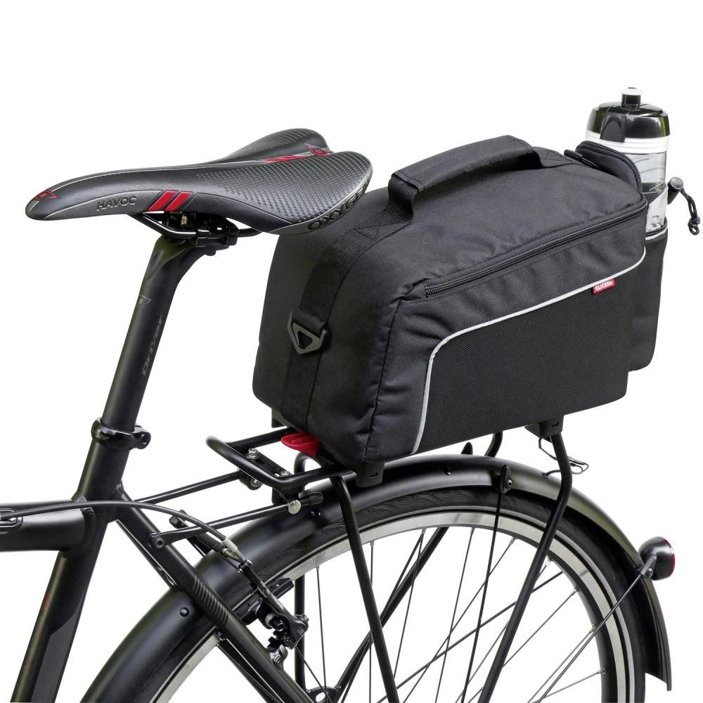 KlickFix Fahrradtasche KLICKfix Rackpack Light Racktime Gepäckträgertasche 8 l Schwarz