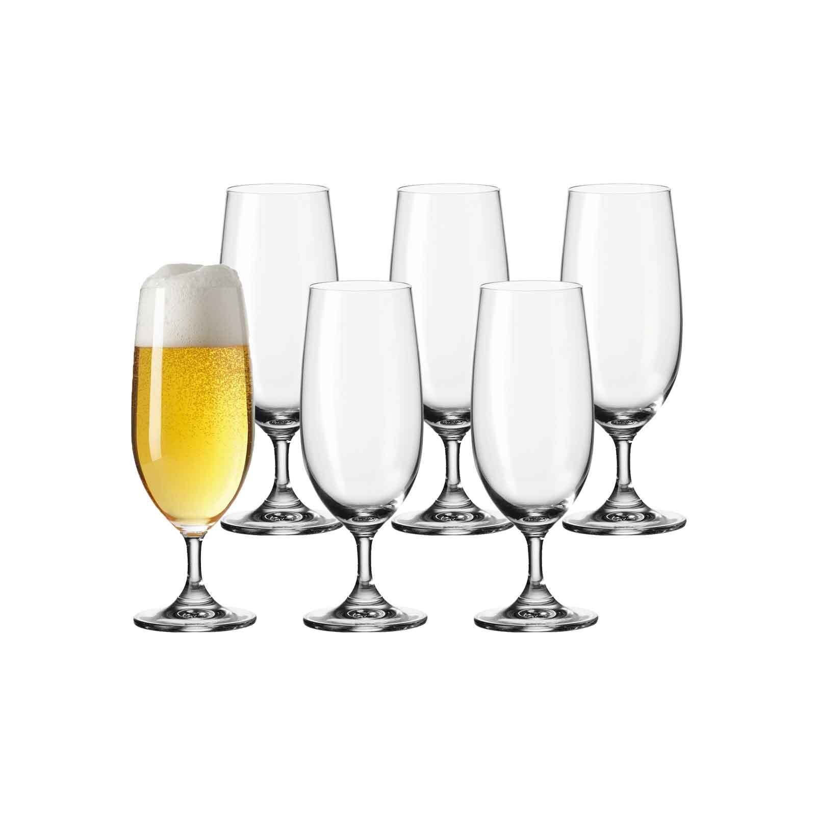 LEONARDO Bierglas Daily Biergläser 360 ml 6er Set, Glas