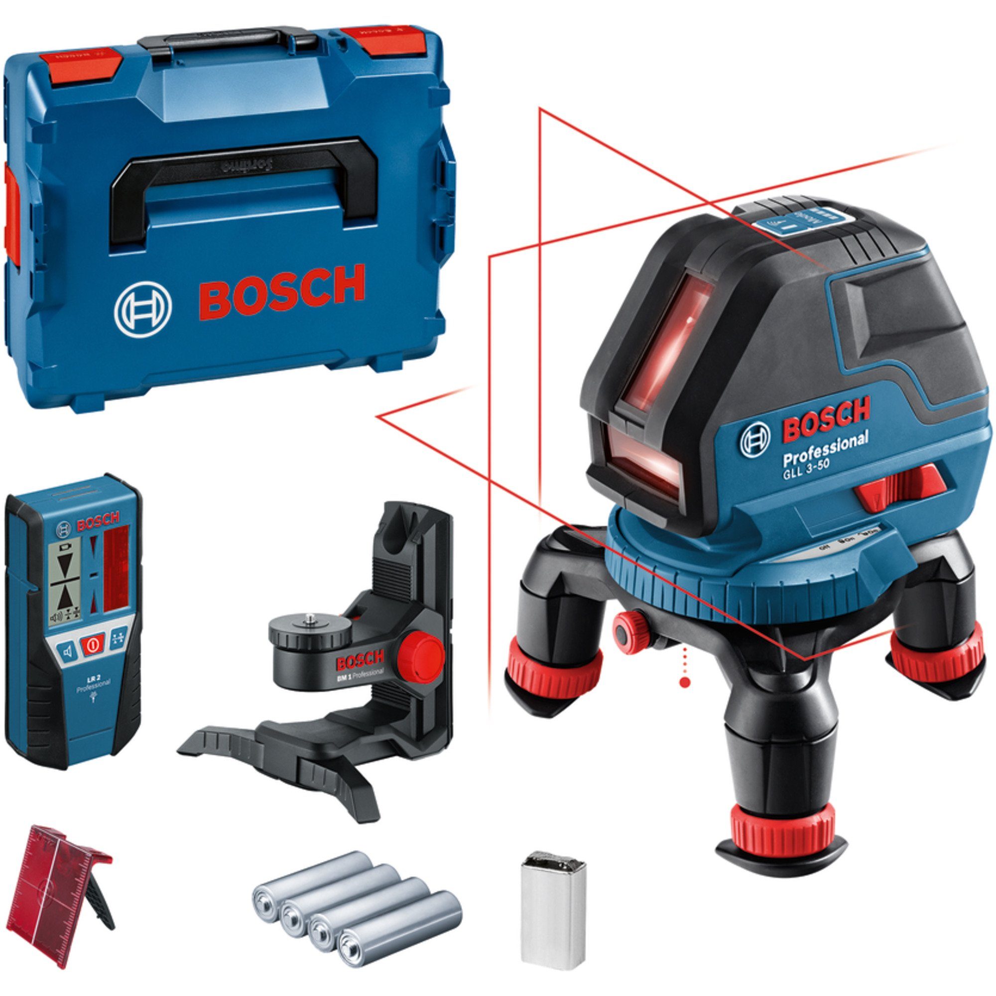 BOSCH Akku-Multifunktionswerkzeug Bosch Professional Linienlaser GLL 3-50