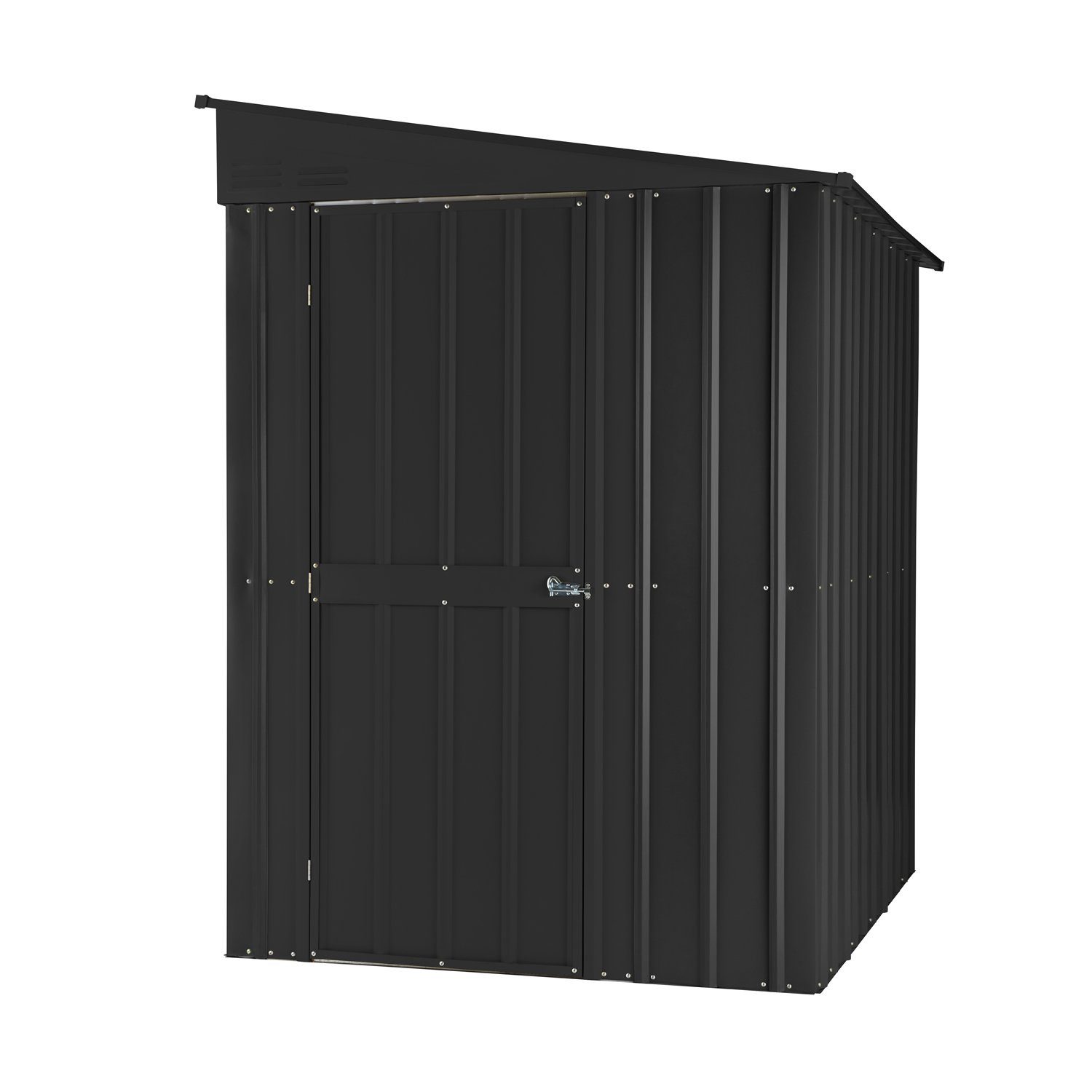 Globel Industries Gerätehaus / Metall Anlehn-Gerätehaus, Fahrradgarage "Lean-To 56" (2,79 m), aus feuerverzinktem Stahl