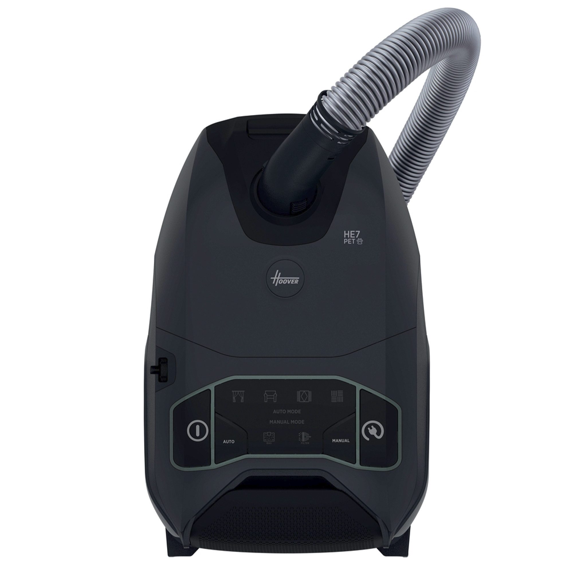 Hoover Bodenstaubsauger HE721PAF 011, 850 W, EPA-Staubbeutel, Mini-Turbodüsefür Tierhaare, Universalbodendüse