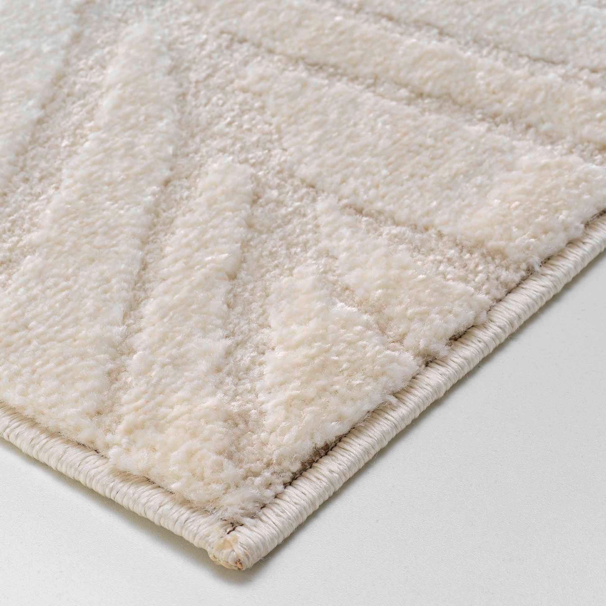 Douceur d'intérieur Teppich Teppich für Wohnzimmer ANKARA, beige, Blätter-Muster, Höhe: 120 mm – Bild 4 von 4