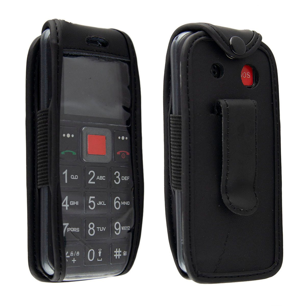 Handytasche caseroxx Handytasche mit Gürtelclip für Easyfone Prime-A5, schwarz