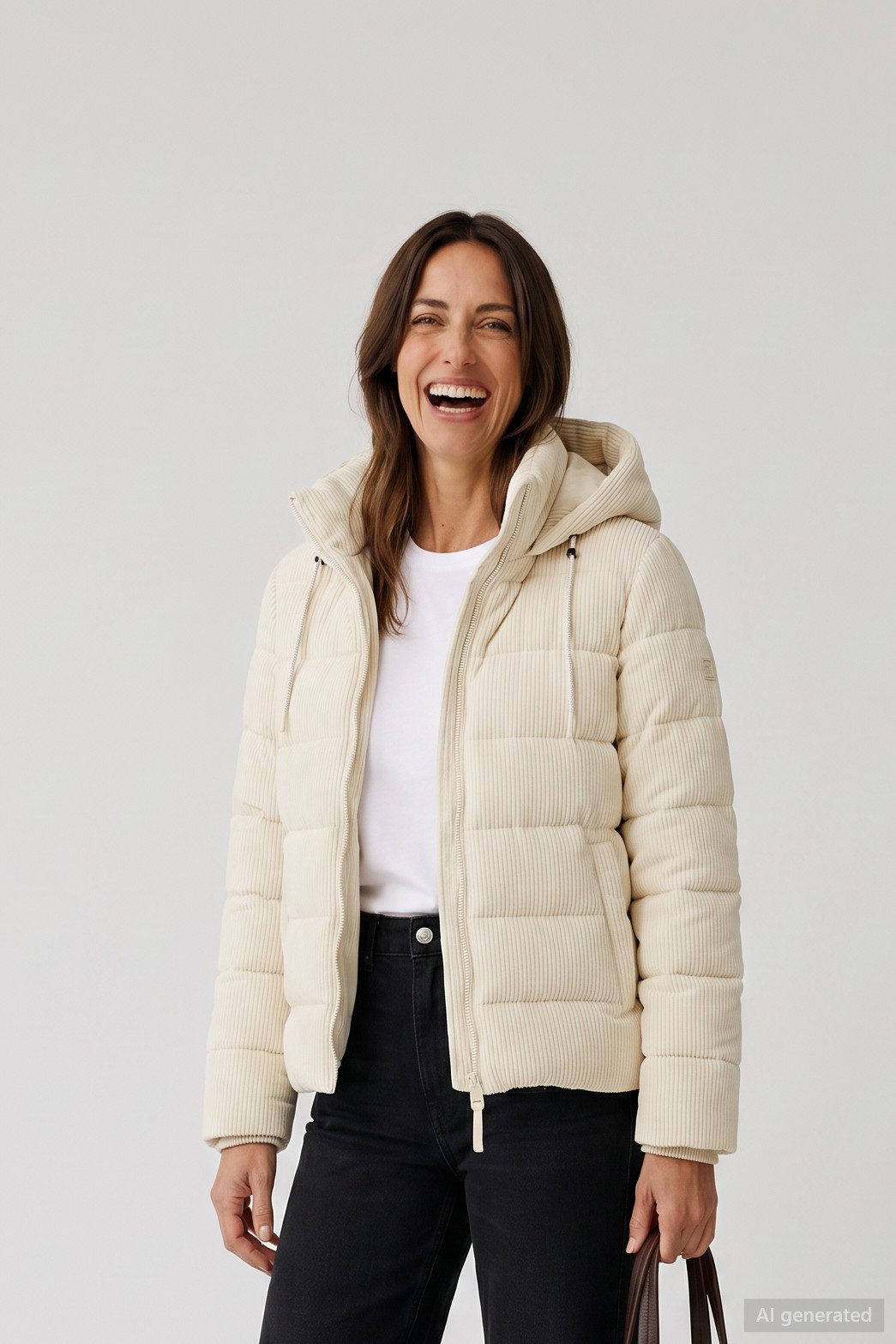 Barbara Lebek Steppjacke wärmende Übergangsjacke aus modernem Kordstoff