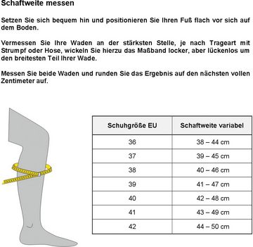 Rieker Winterstiefel mit zusätzlichem Reißverschluss hinten für regulierbare Schaftweite