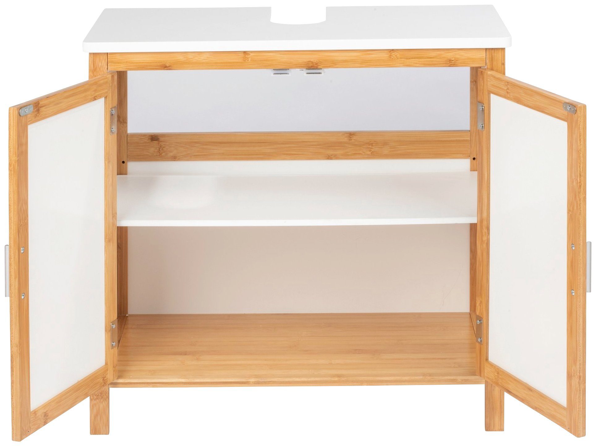 WENKO Waschbeckenunterschrank 65x33x60 Finja cm BxTxH: