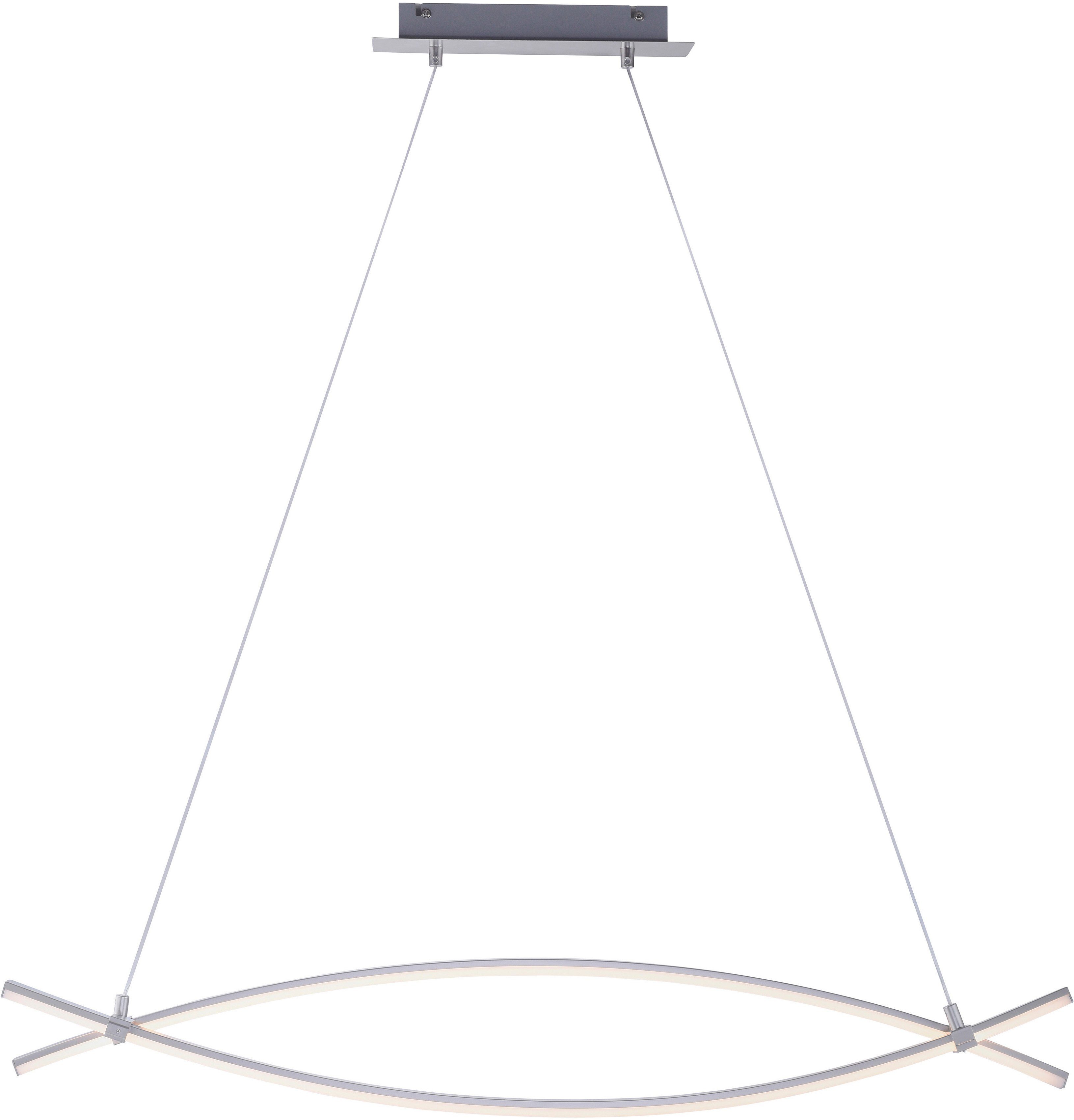 JUST LIGHT Pendelleuchte MAJA, LED fest integriert, Warmweiß, Hängeleuchte, Hängelampe