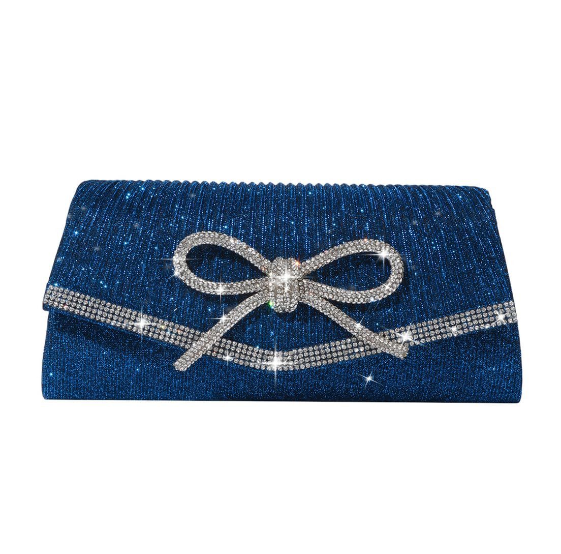 Zaewry Abendtasche Glitzer Abendtasche, Elegante Envelope Tasche Kettentasche, Schultertaschen für Hochzeit Party Freizeit Date