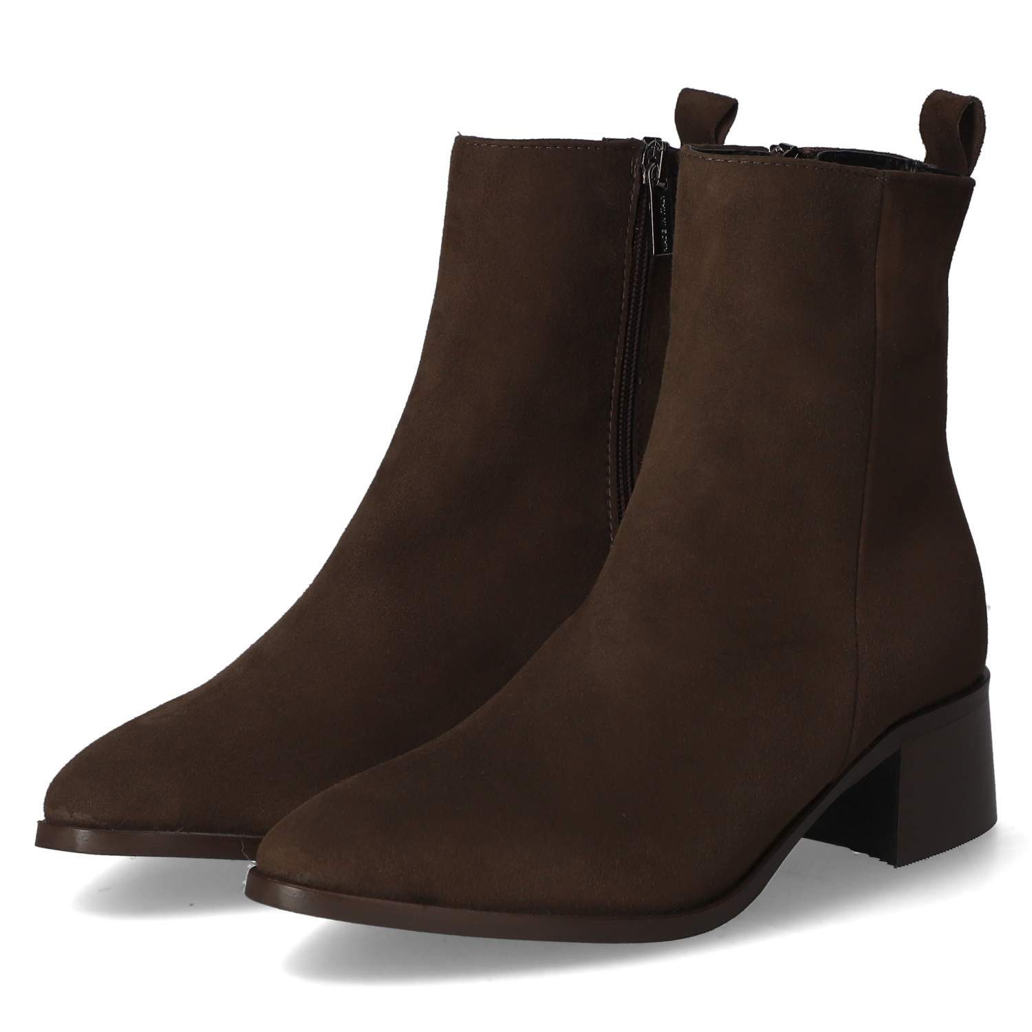 Kaerlek Kaerlek DANIELLE Moro Damen Rauleder braun Schlupfstiefel