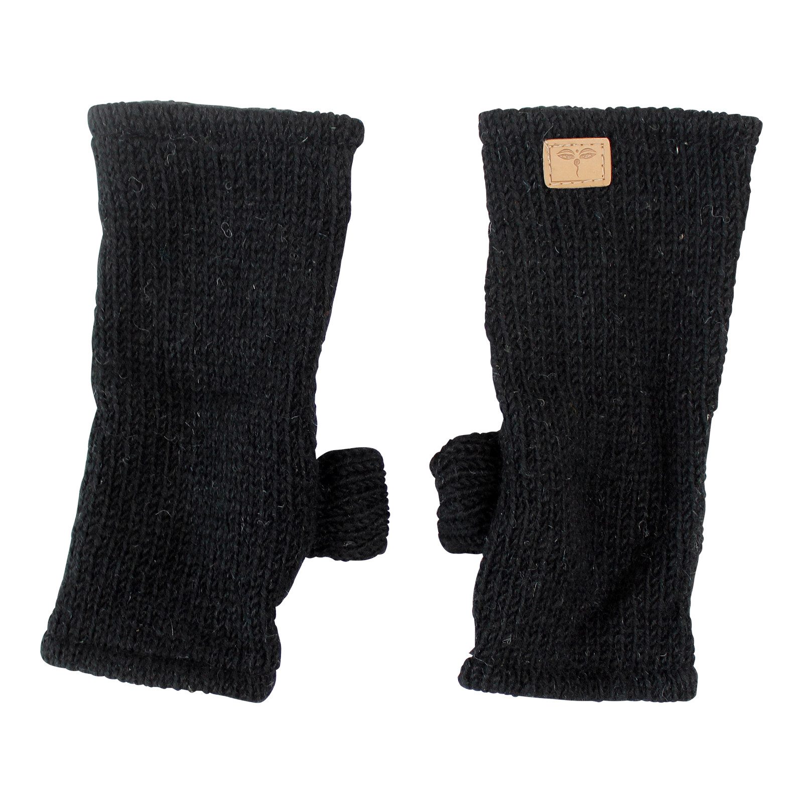 BUDDHA arts&more Armstulpen Pulswärmer Stulpen mit Daumen verschiedene Farben Handarbeit aus Nepal