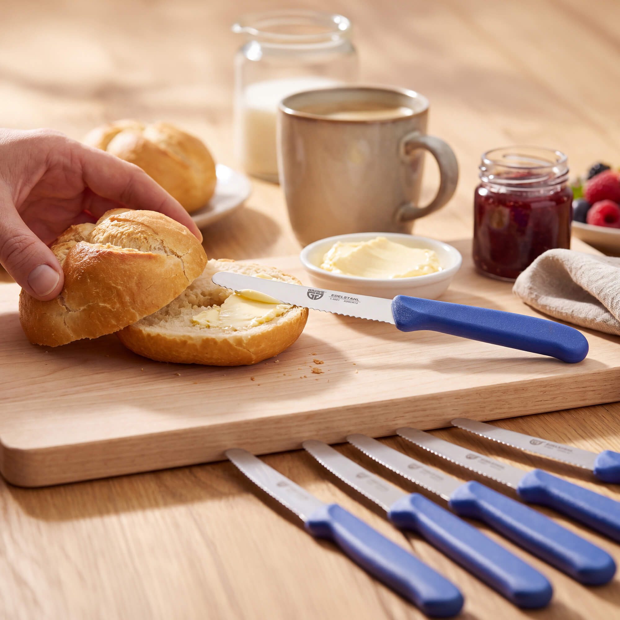 GRÄWE Tafelmesser GRÄWE Frühstücks-/ Brötchenmesser 6 Stück – Bild 5 von 5